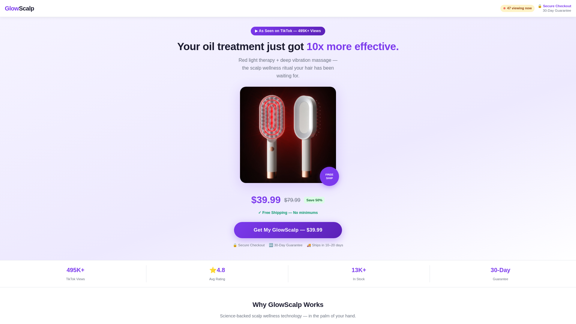 website screenshot of https://scalp-massager.pages.dev/