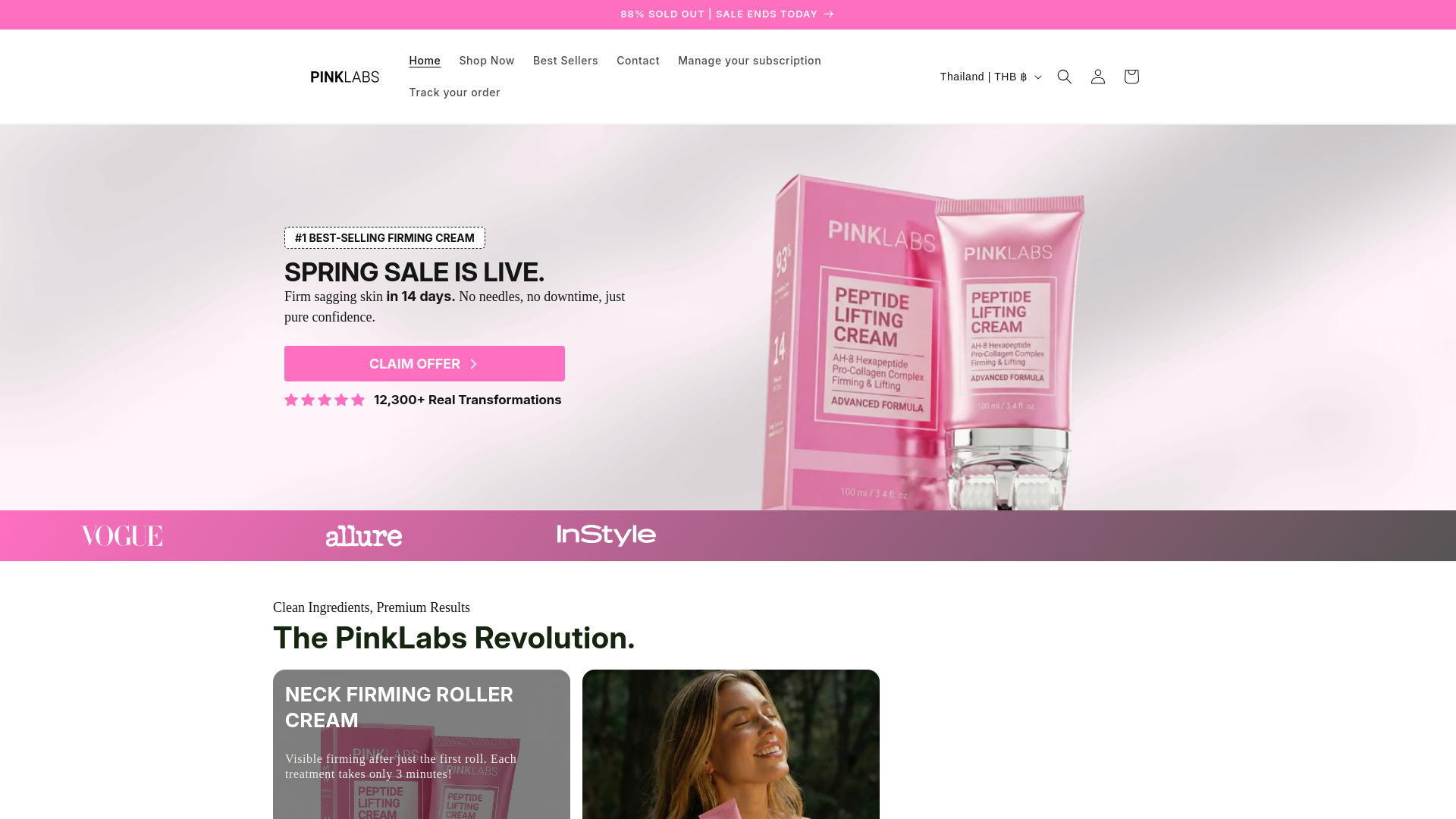 website screenshot of https://beverlyinstitute.org/