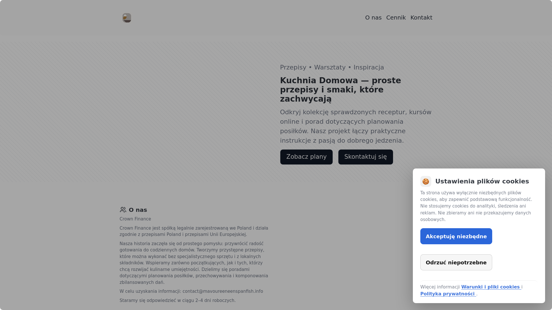 website screenshot of https://mavoureeneenspanfish.info/