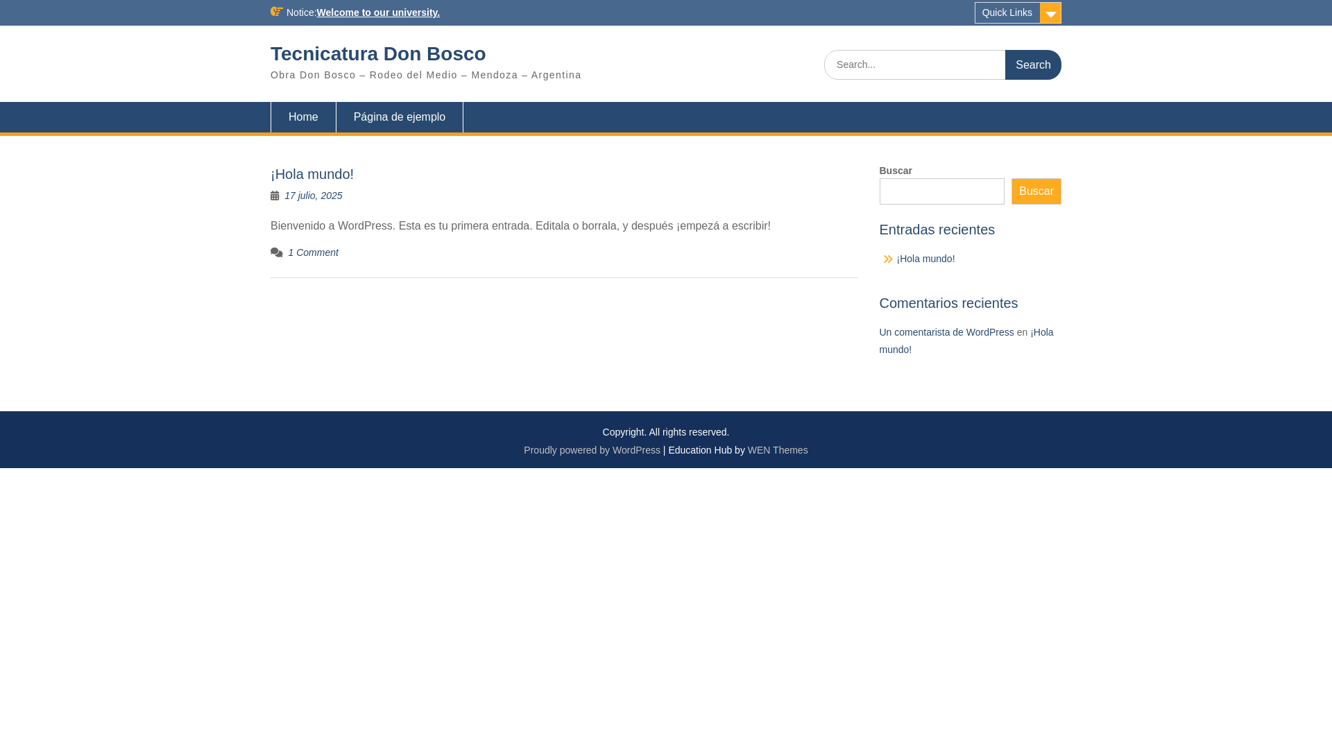 website screenshot of https://tecsupdonbosco.edu.ar/
