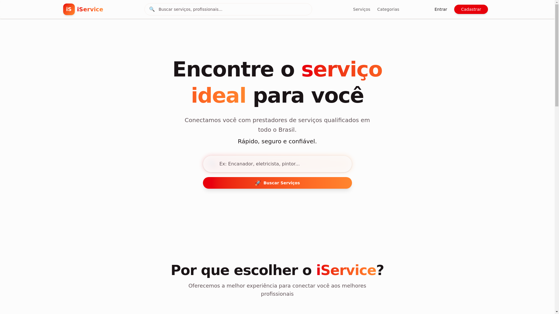 website screenshot of https://iservice-a1d.pages.dev/