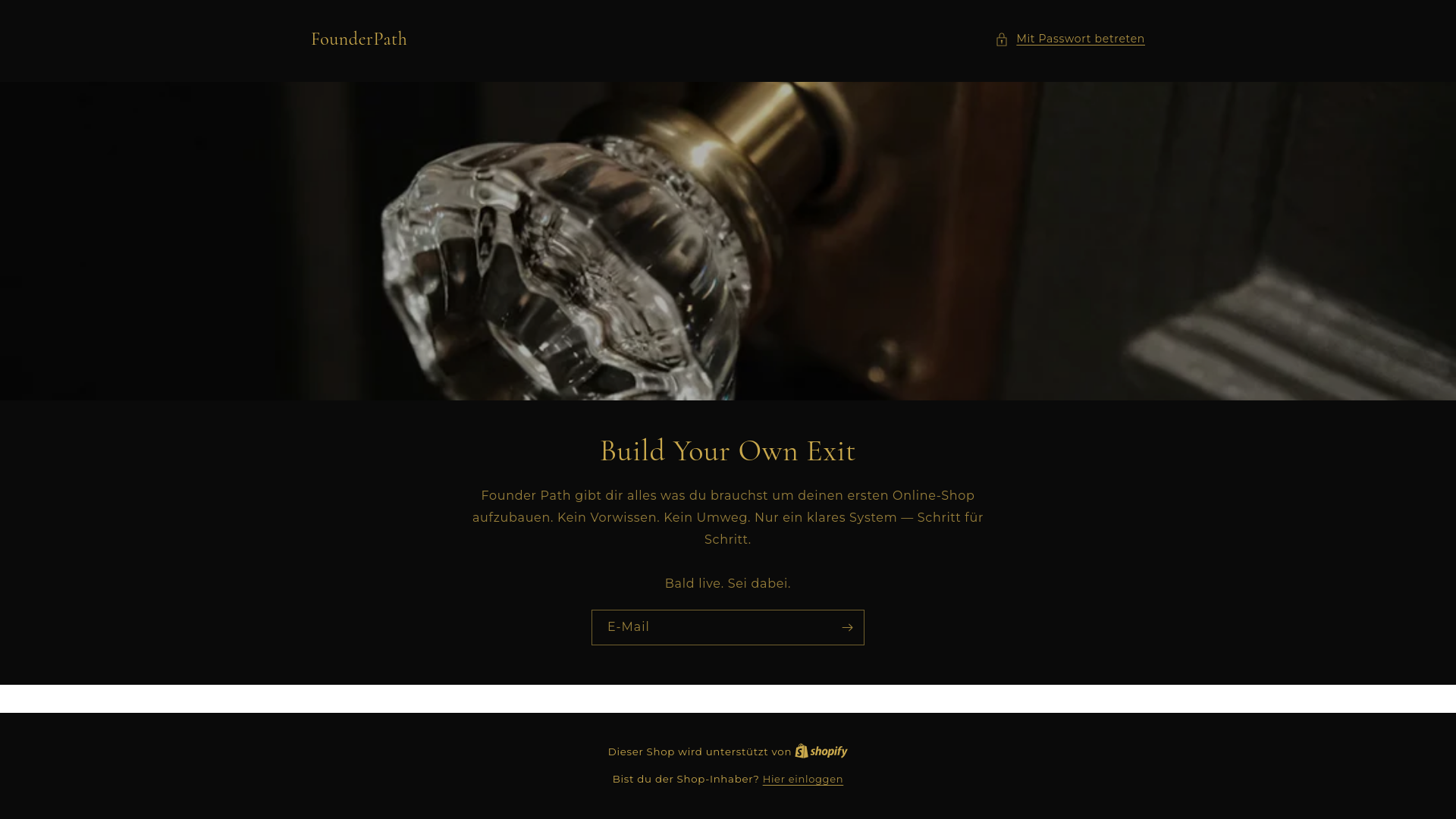 website screenshot of https://founderpath.shop/