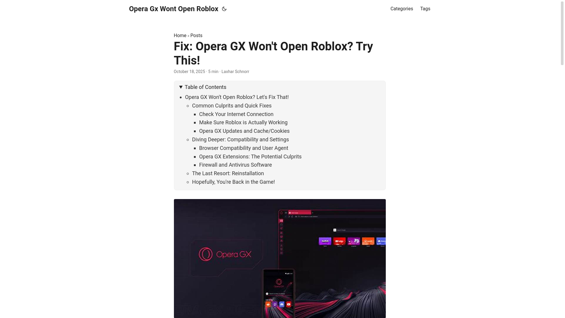 website screenshot of https://opera-gx-wont-open-roblox.pages.dev/