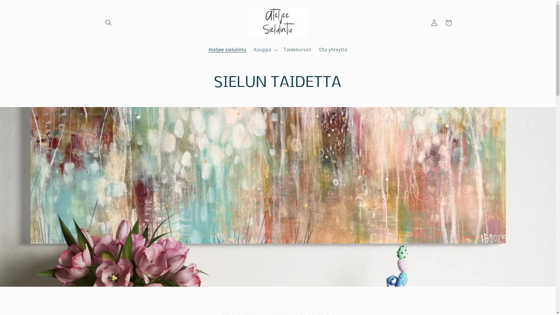website screenshot of https://ateljeesielulintu.com/