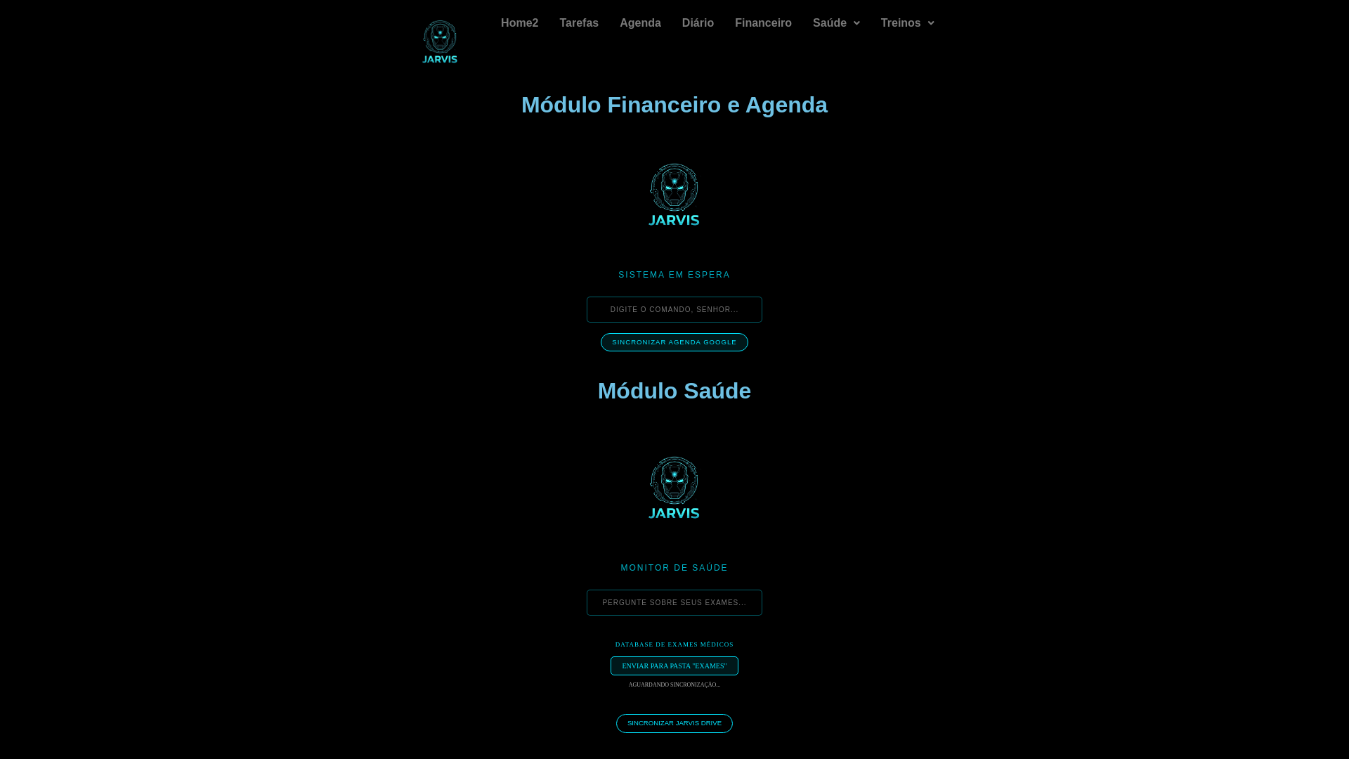 website screenshot of https://jarviszone.com.br/