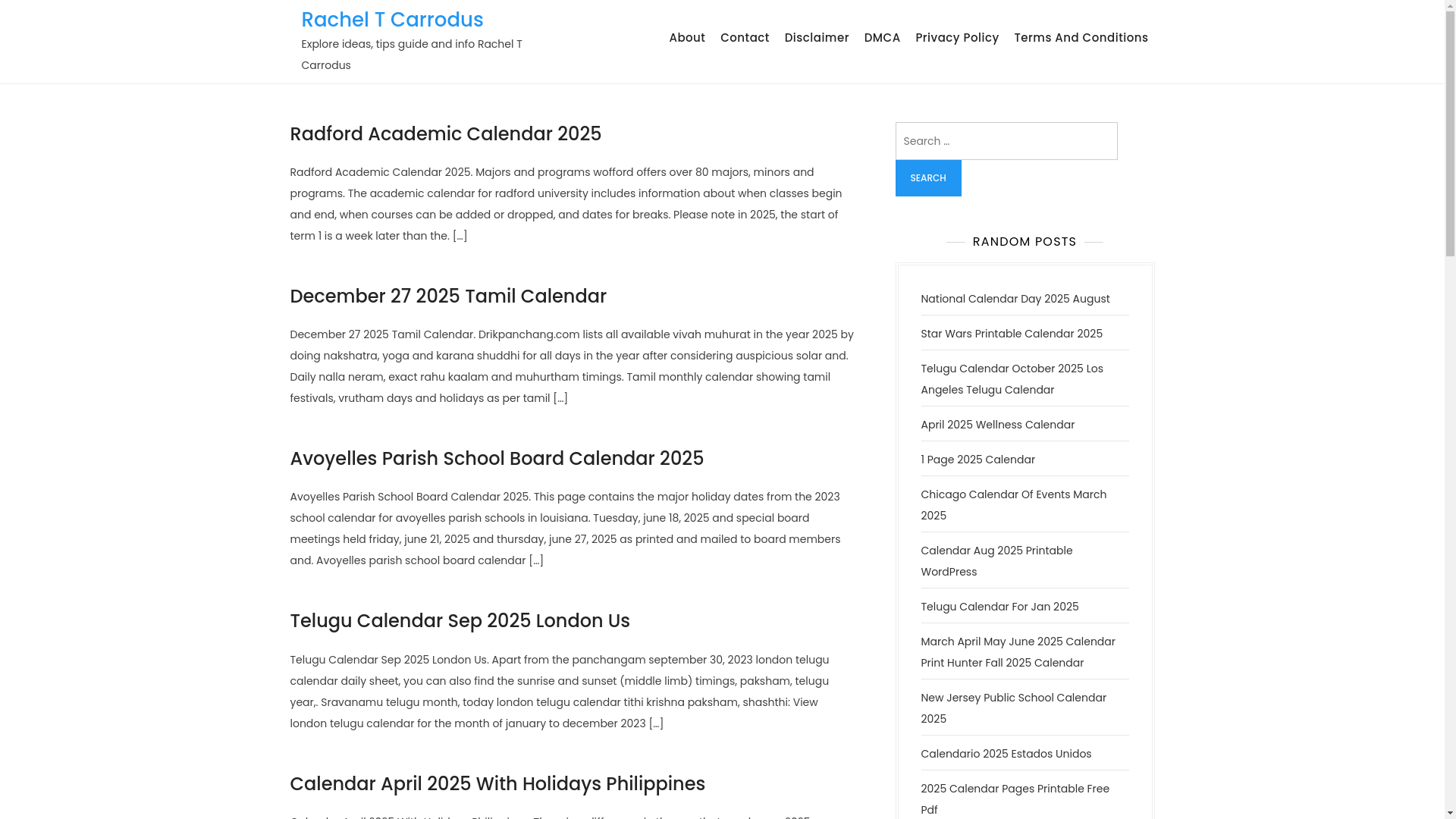 website screenshot of https://racheltcarrodus.pages.dev/