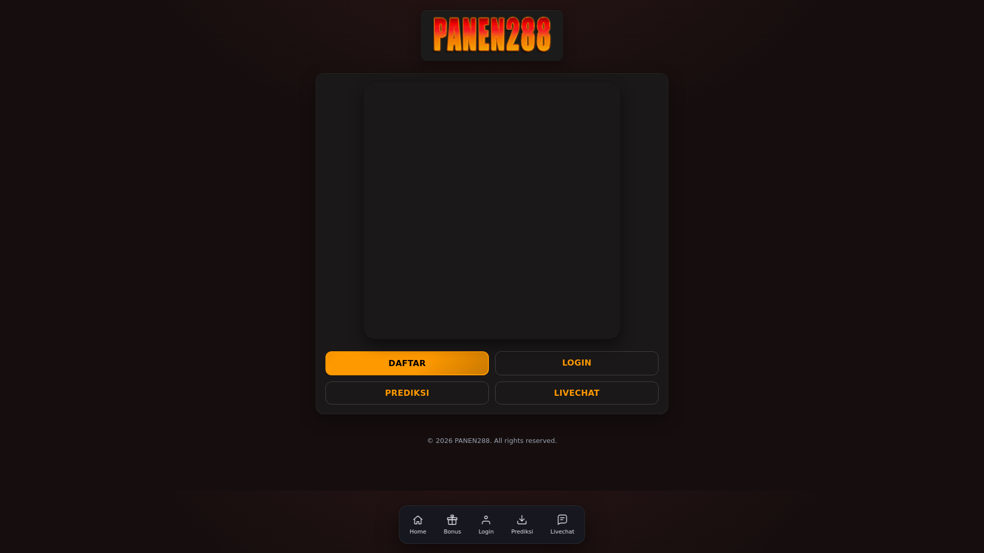 website screenshot of https://panen288slotcom.pages.dev/