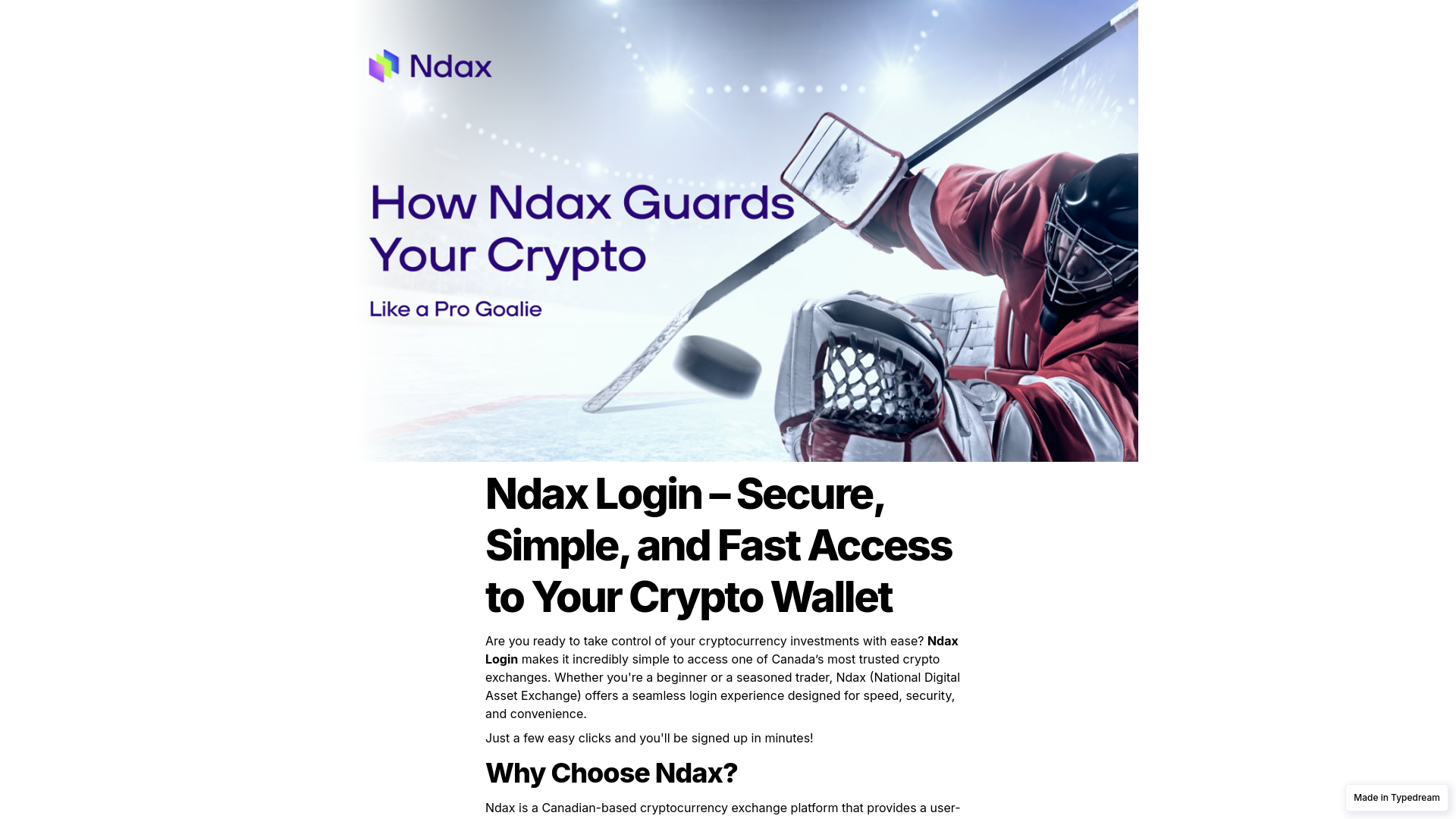 website screenshot of https://portal-ndxa-cdns.typedream.app/