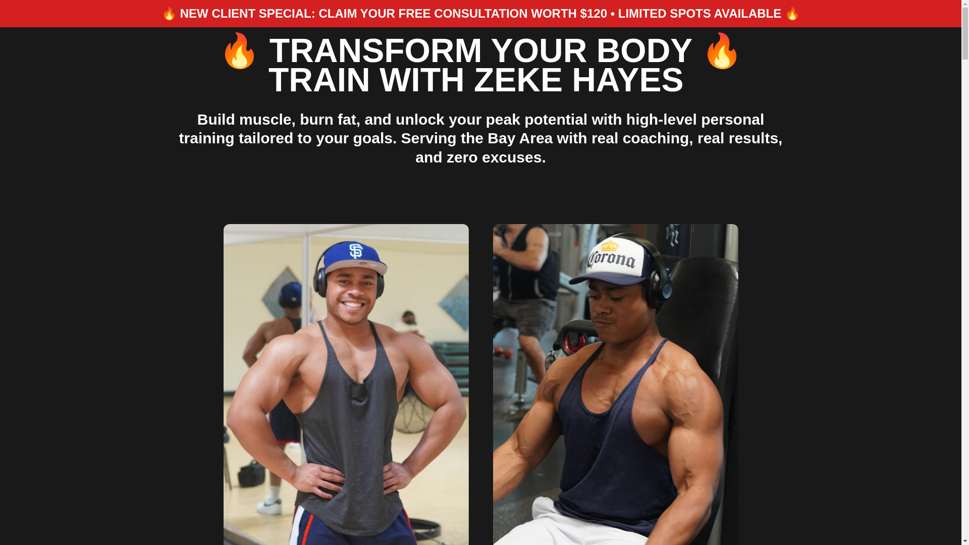 website screenshot of https://zekehayes.com/