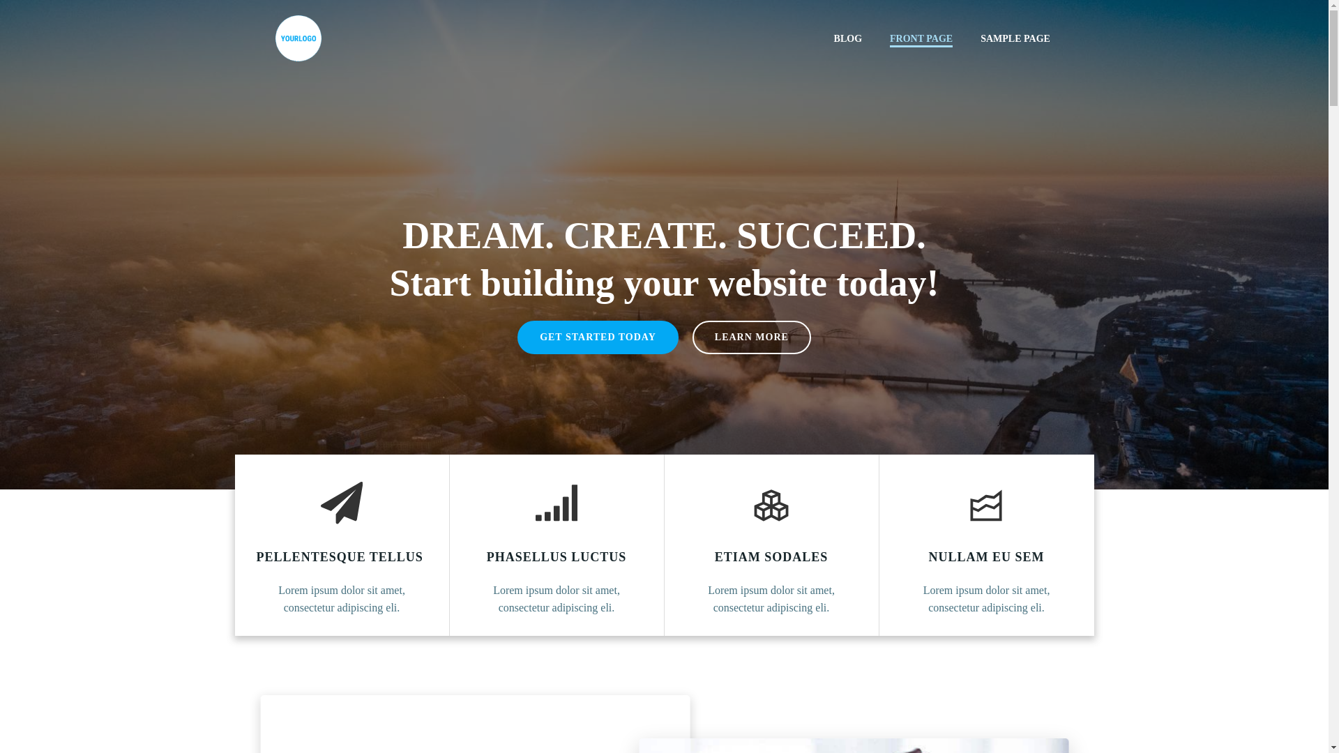 website screenshot of https://getadunktank.com/