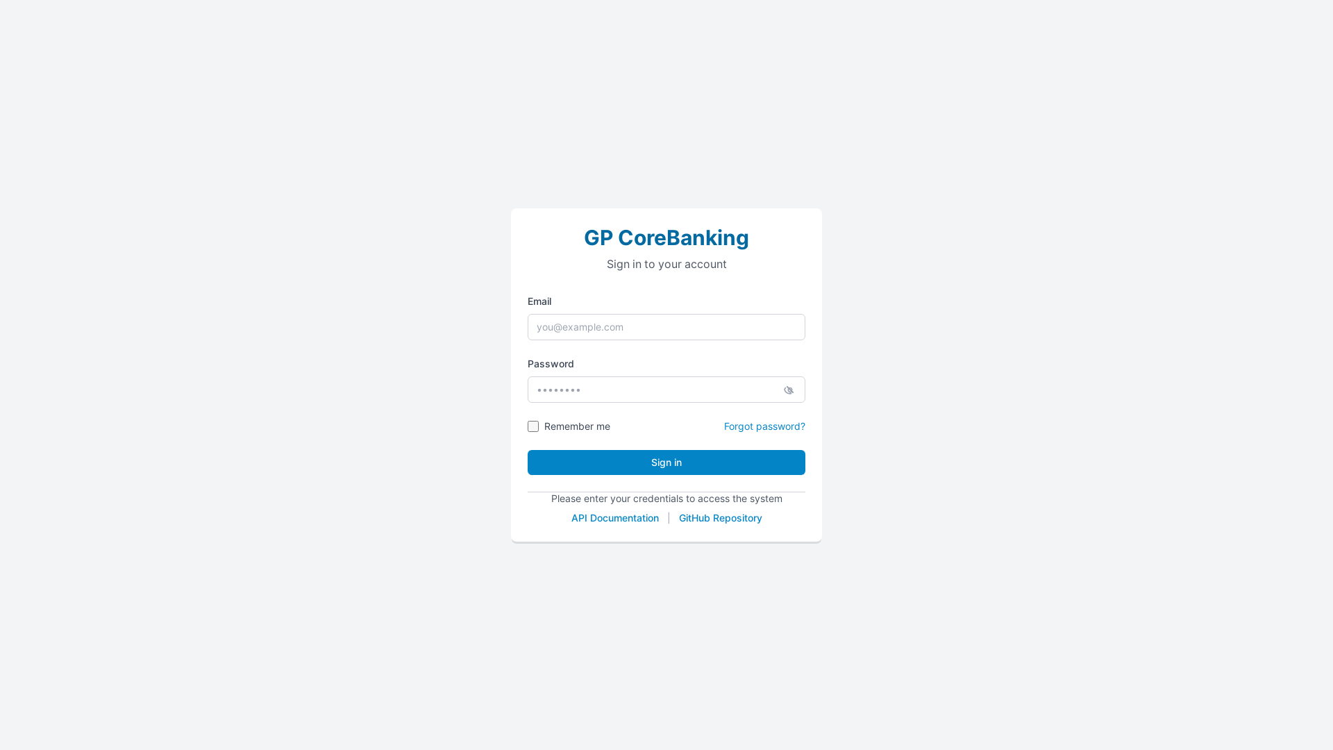 website screenshot of https://corebanking-web.pages.dev/