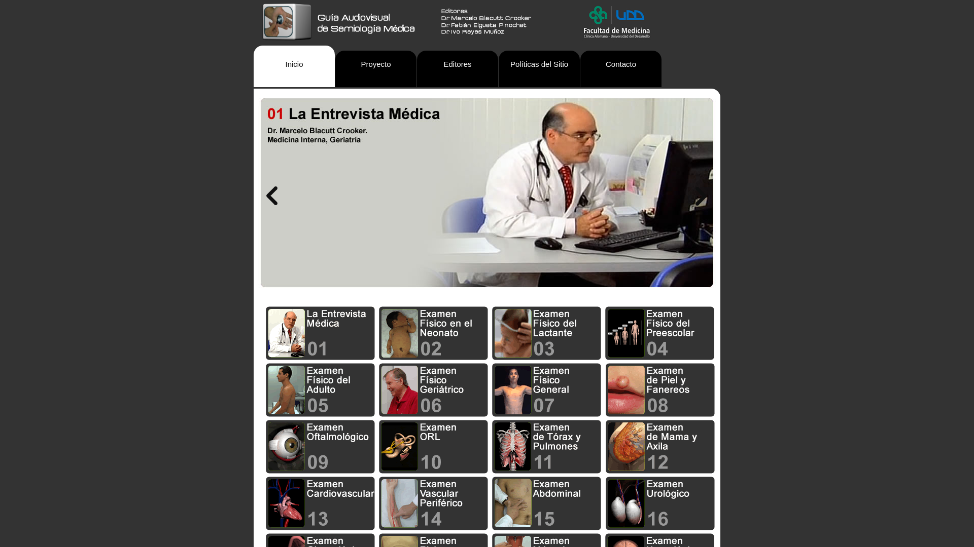website screenshot of https://semiologiacasudd-cl.pages.dev/