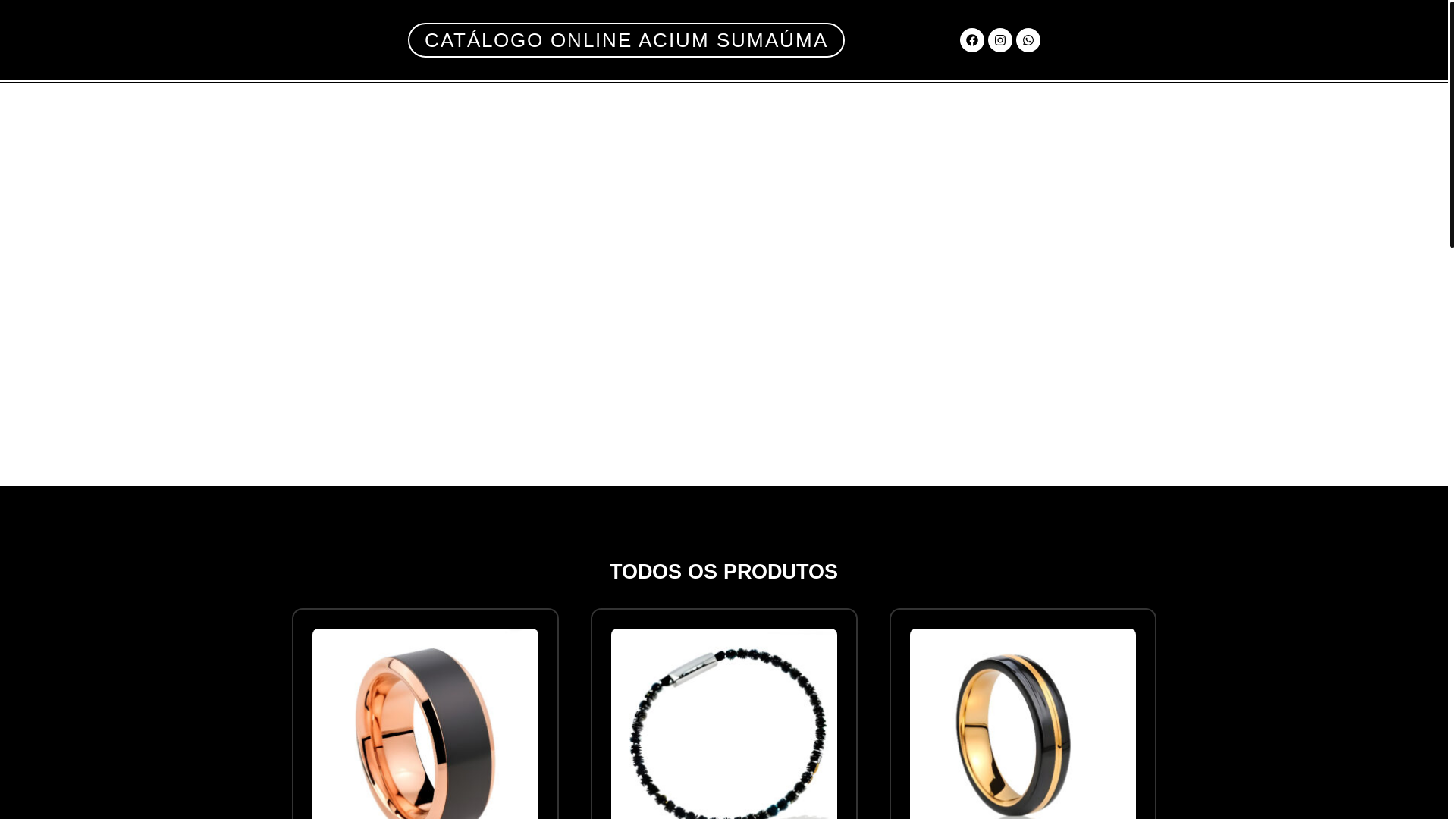 website screenshot of https://sumaumaacium.com.br/