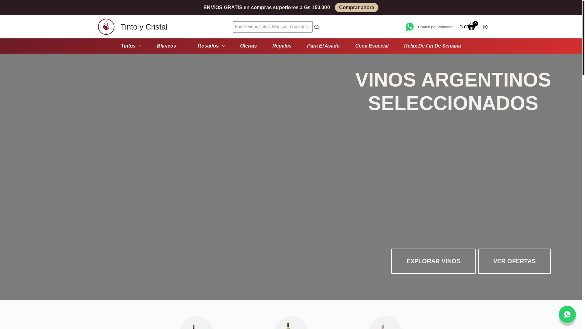website screenshot of https://tintoycristal.com/