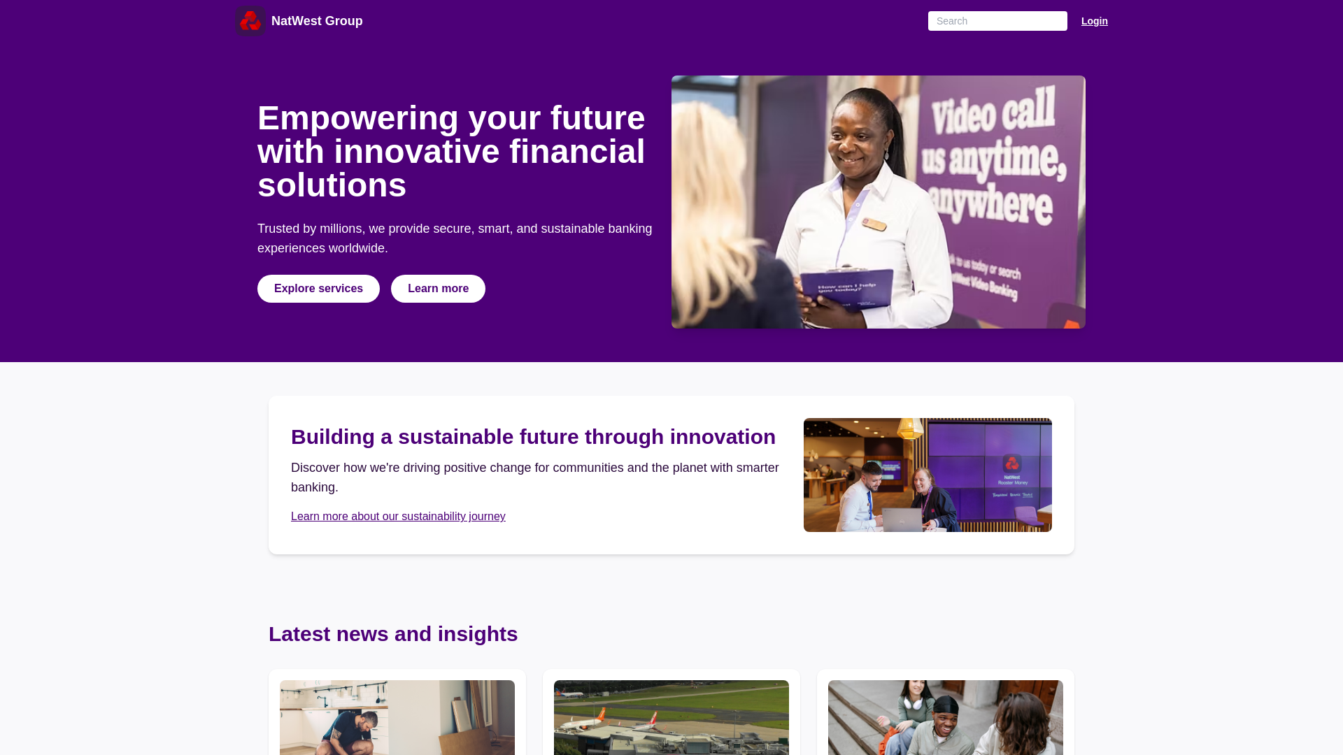 website screenshot of https://natwestpb.com