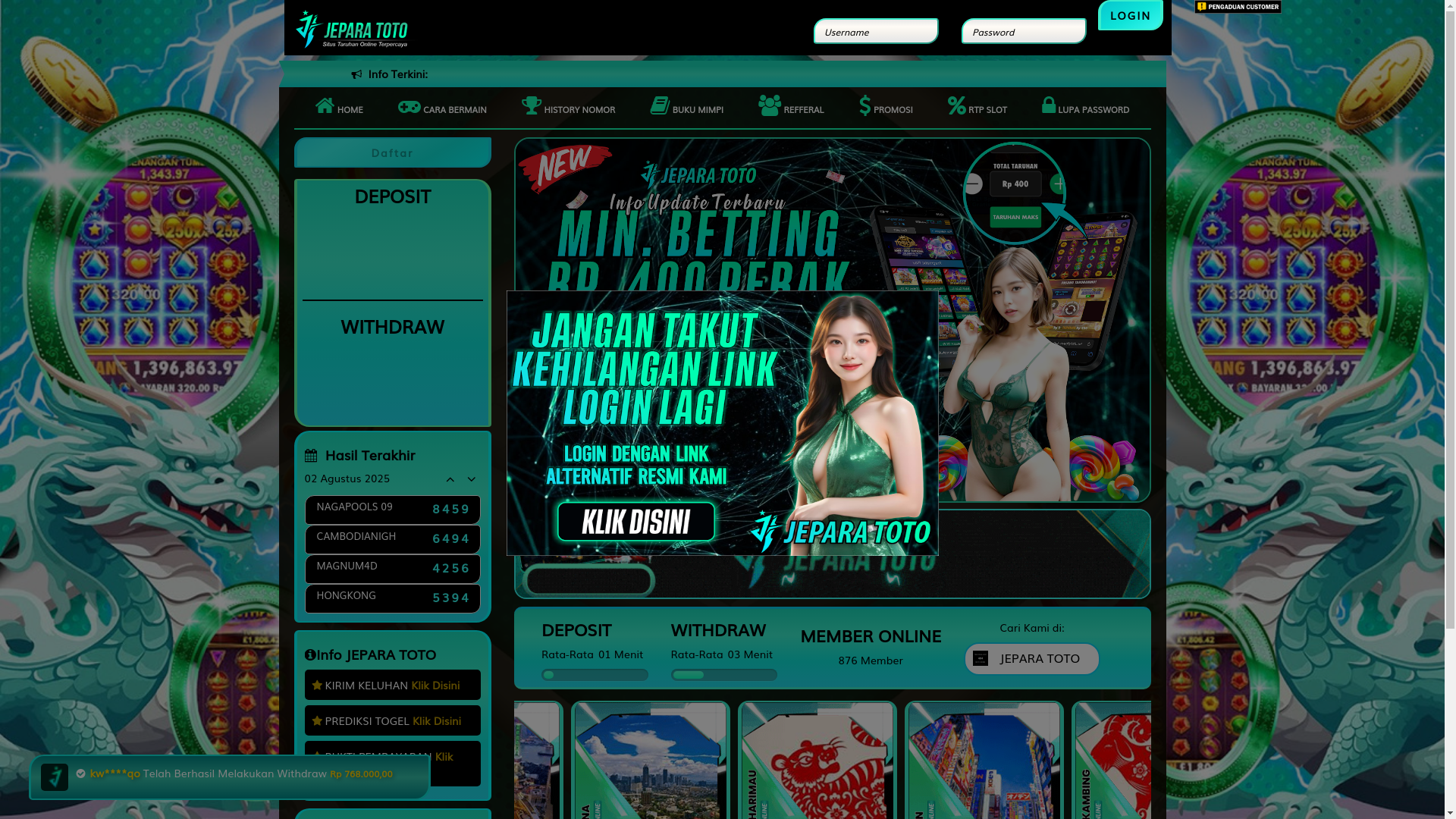 website screenshot of https://adsjepara.org/