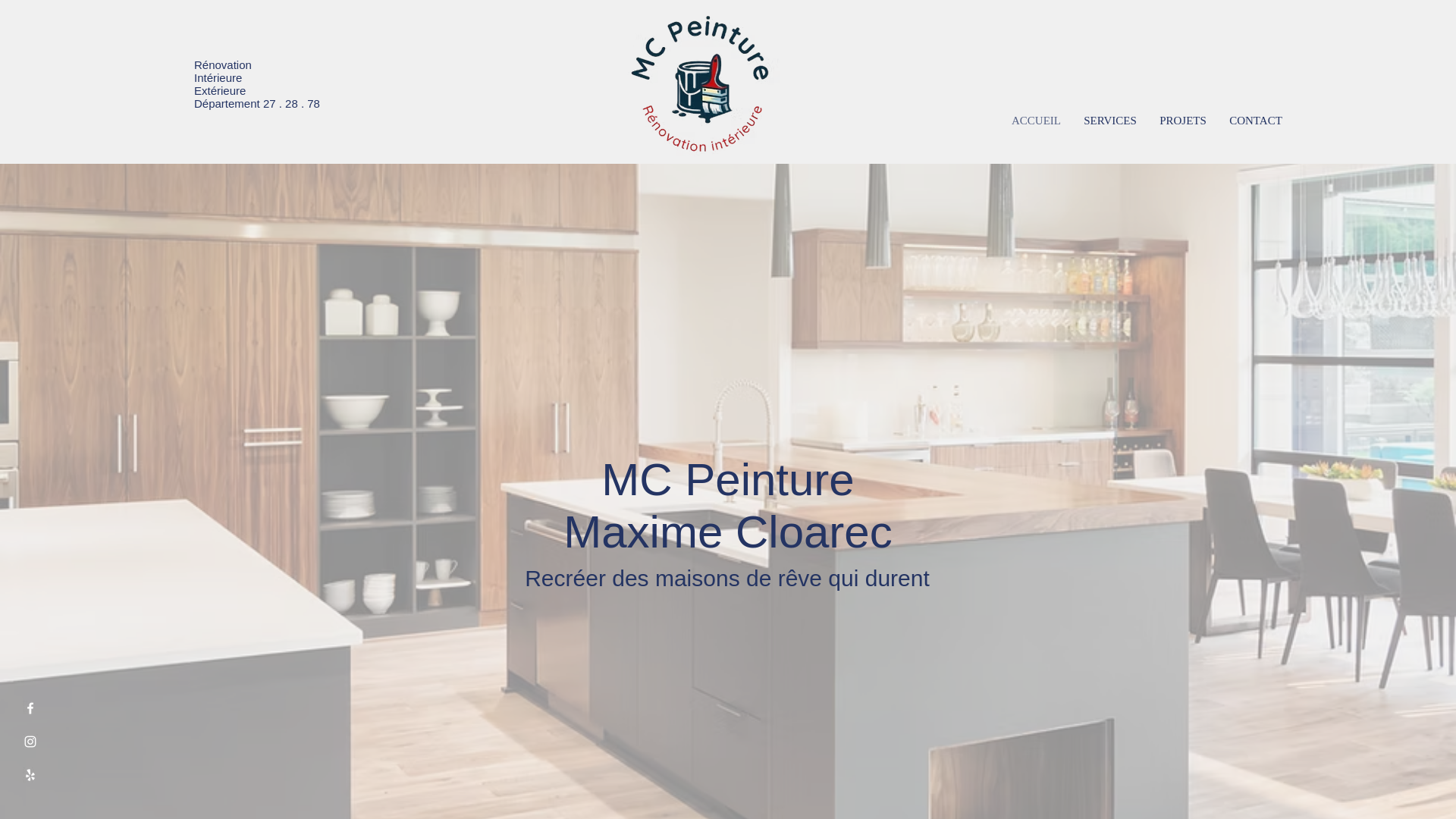 website screenshot of https://mcpeinturerenovation.fr/