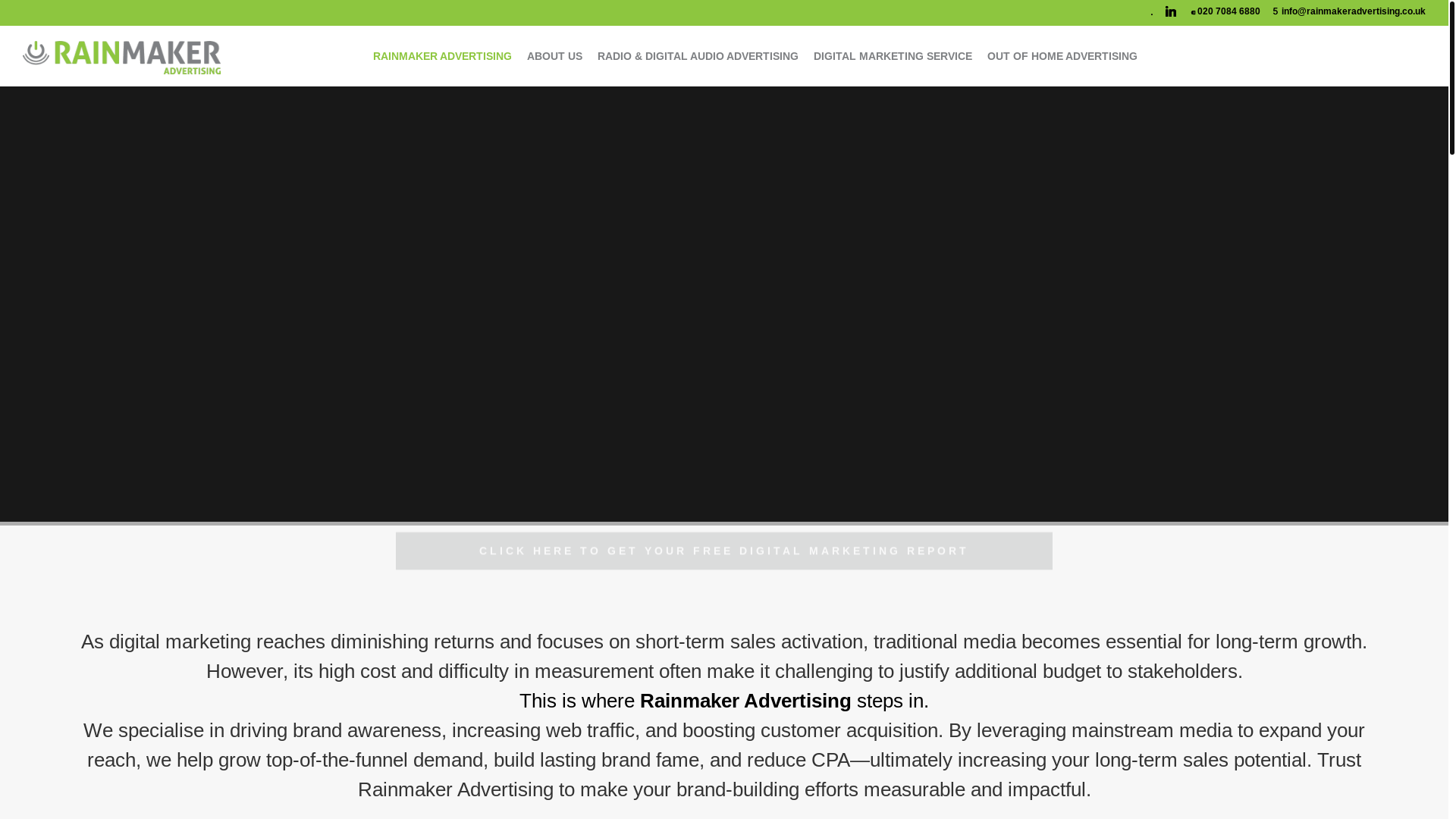 website screenshot of https://rainmaker-connect.com/