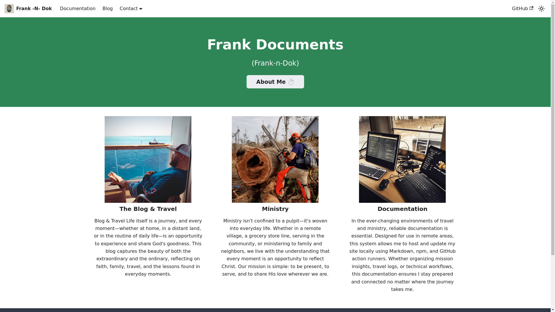 website screenshot of https://frankndok.pages.dev/