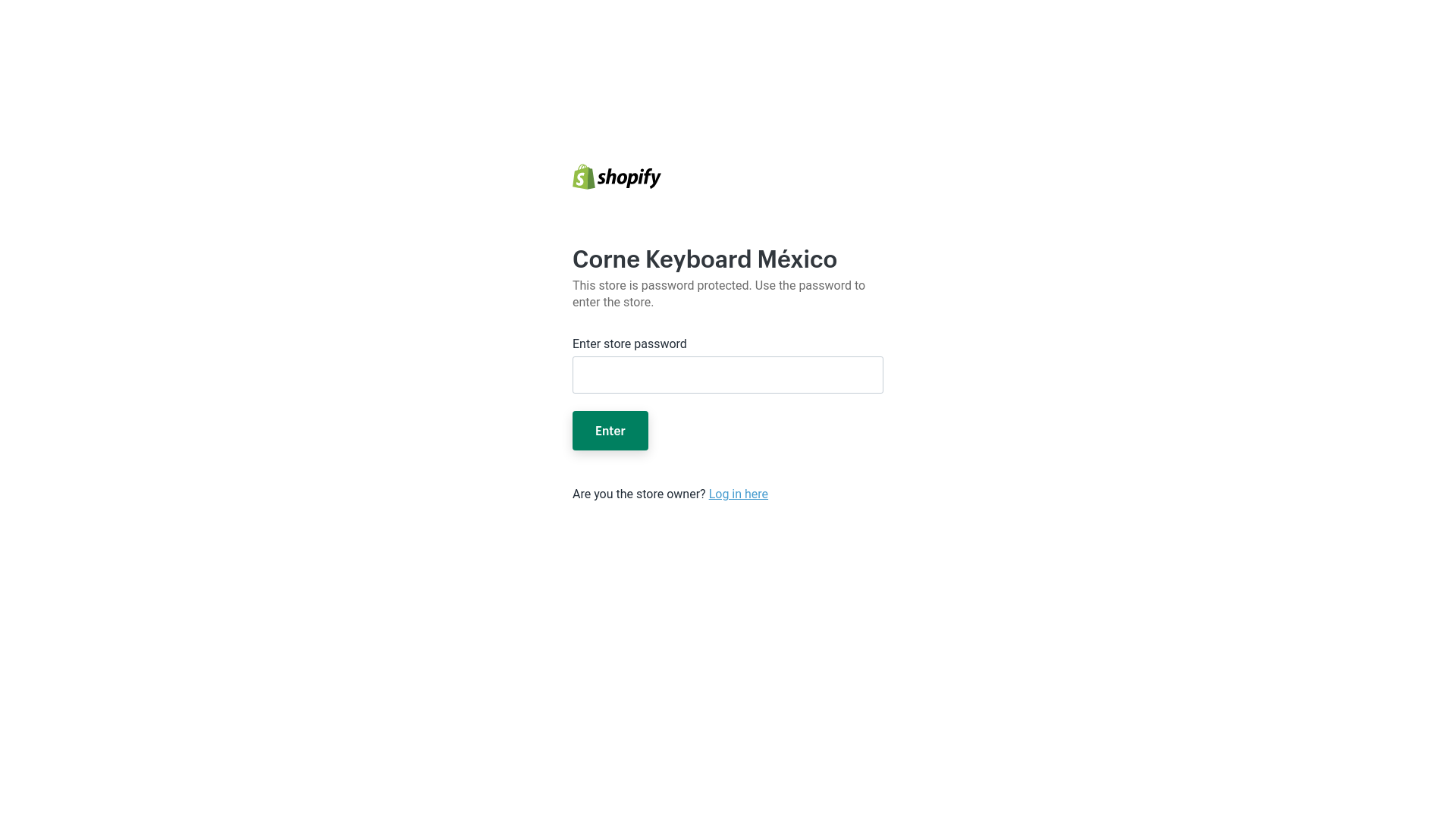website screenshot of https://cornekeyboard.xyz/
