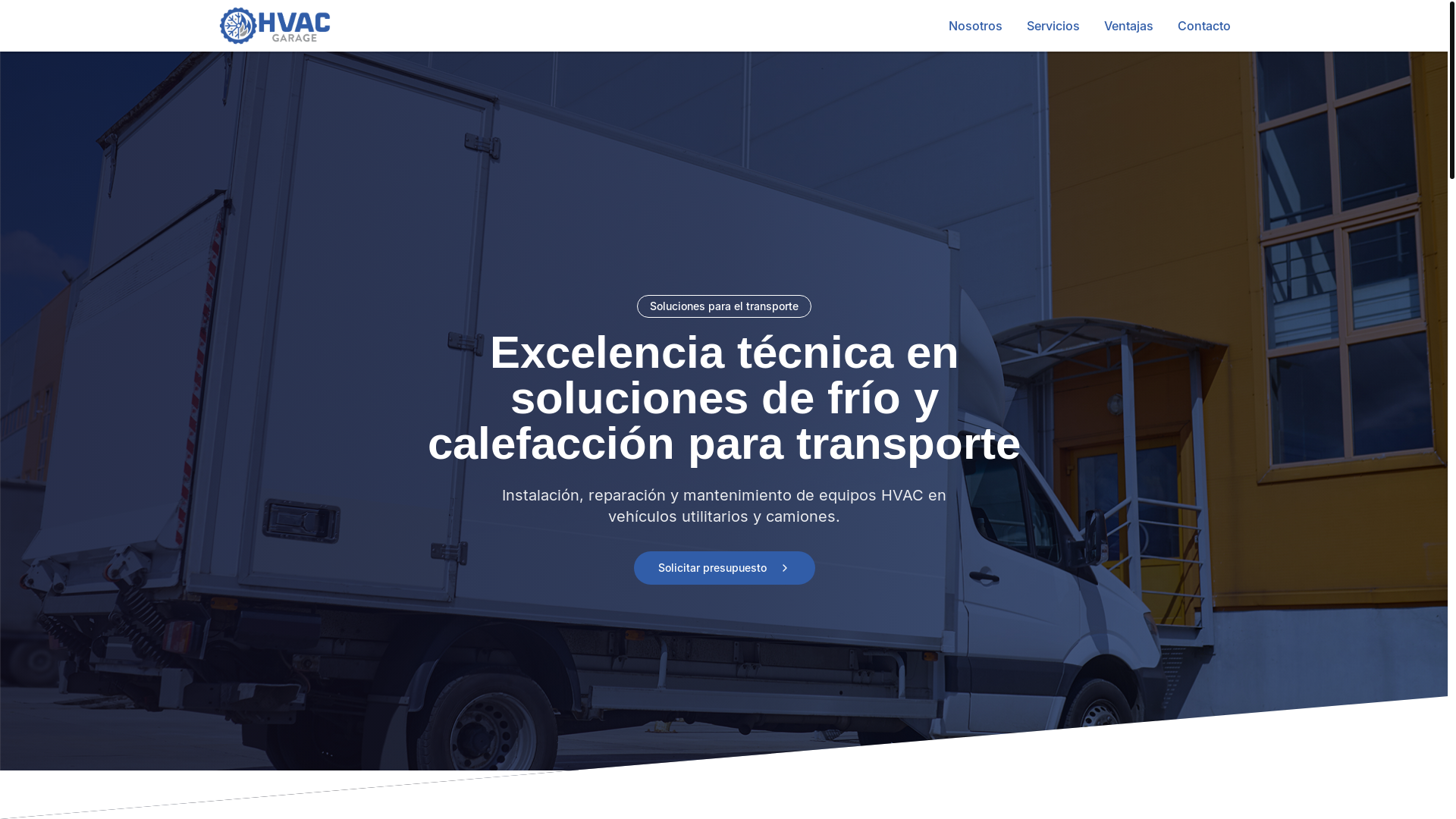 website screenshot of https://hvac-garage.com.ar/