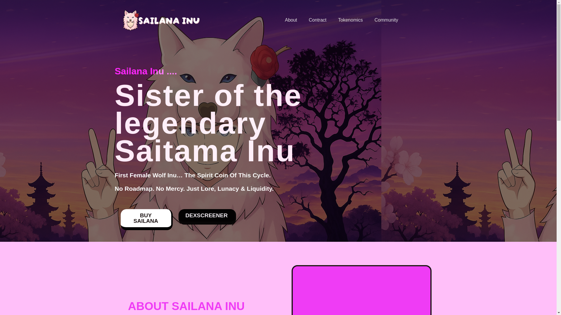 website screenshot of https://sailanainu.fun/