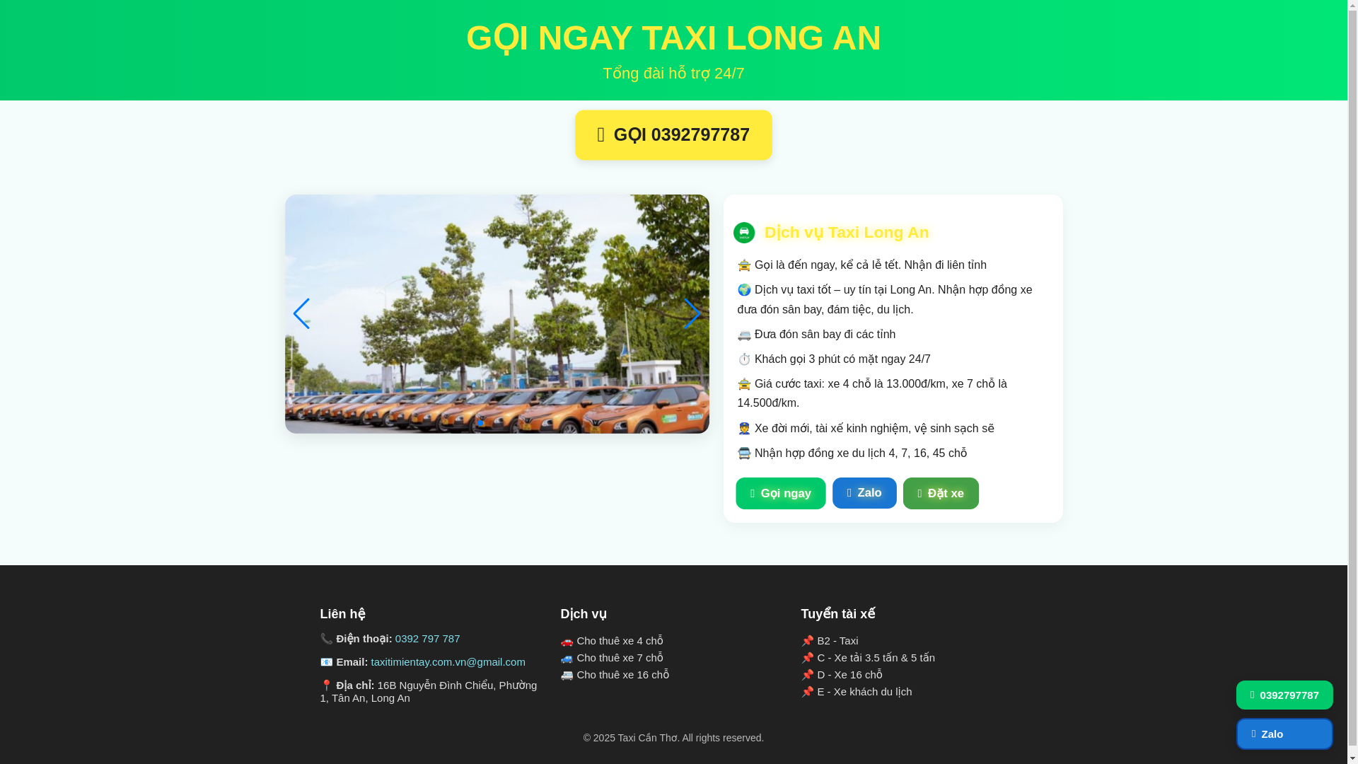 website screenshot of https://dichvutaximiennam.site/