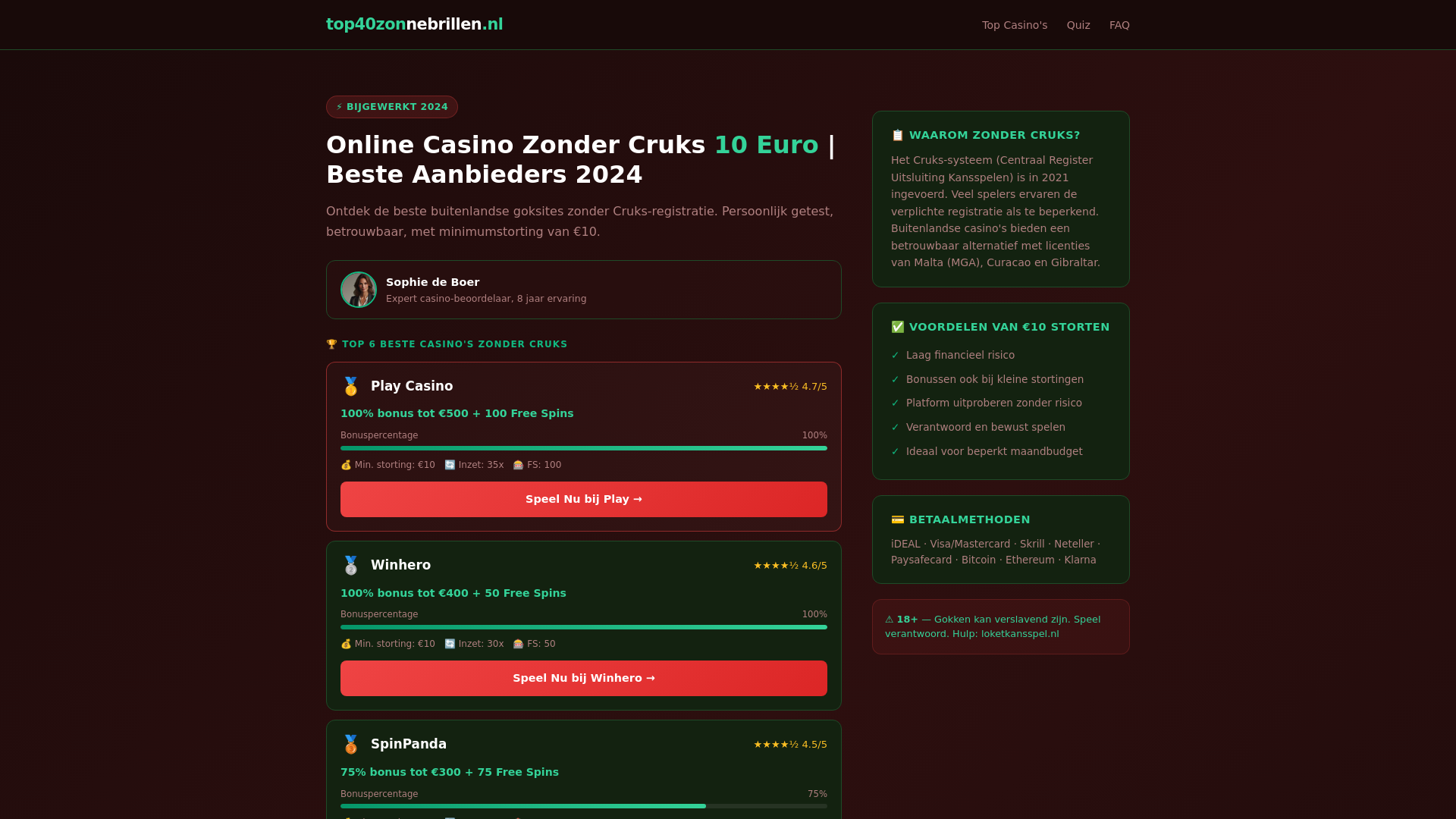 website screenshot of https://top40zonnebrillen-nl.pages.dev/