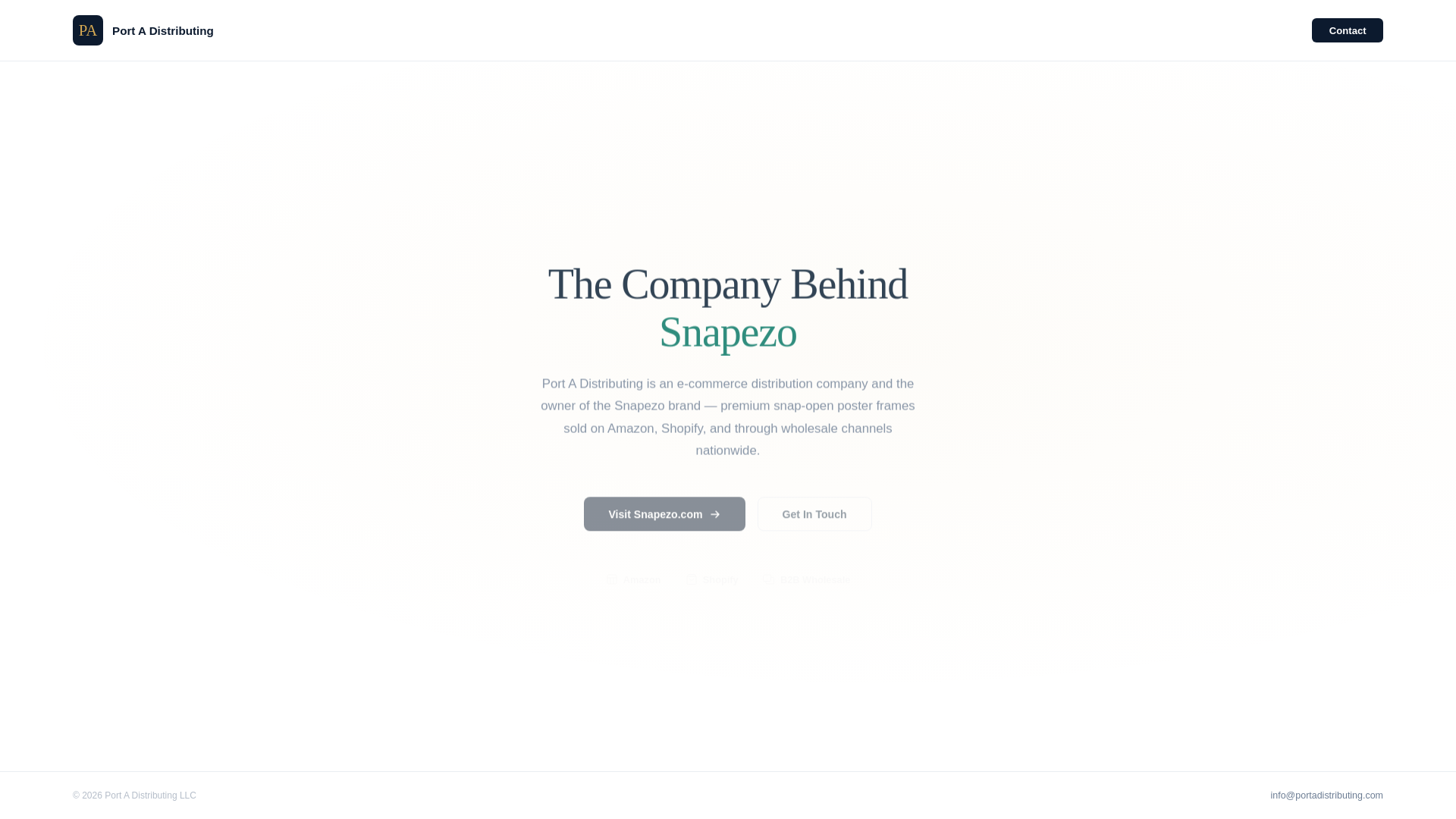 website screenshot of https://portadistributing-co.pages.dev/