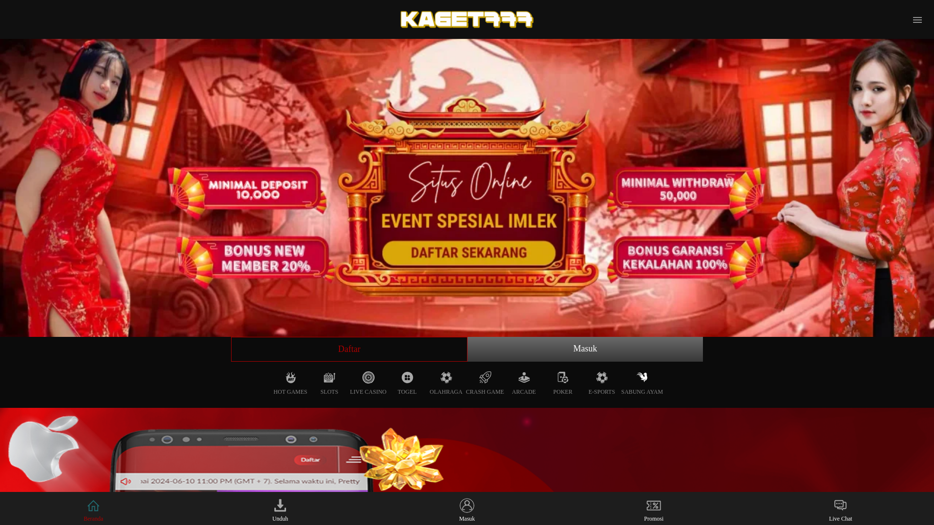 website screenshot of https://aduhkaget777.pages.dev/