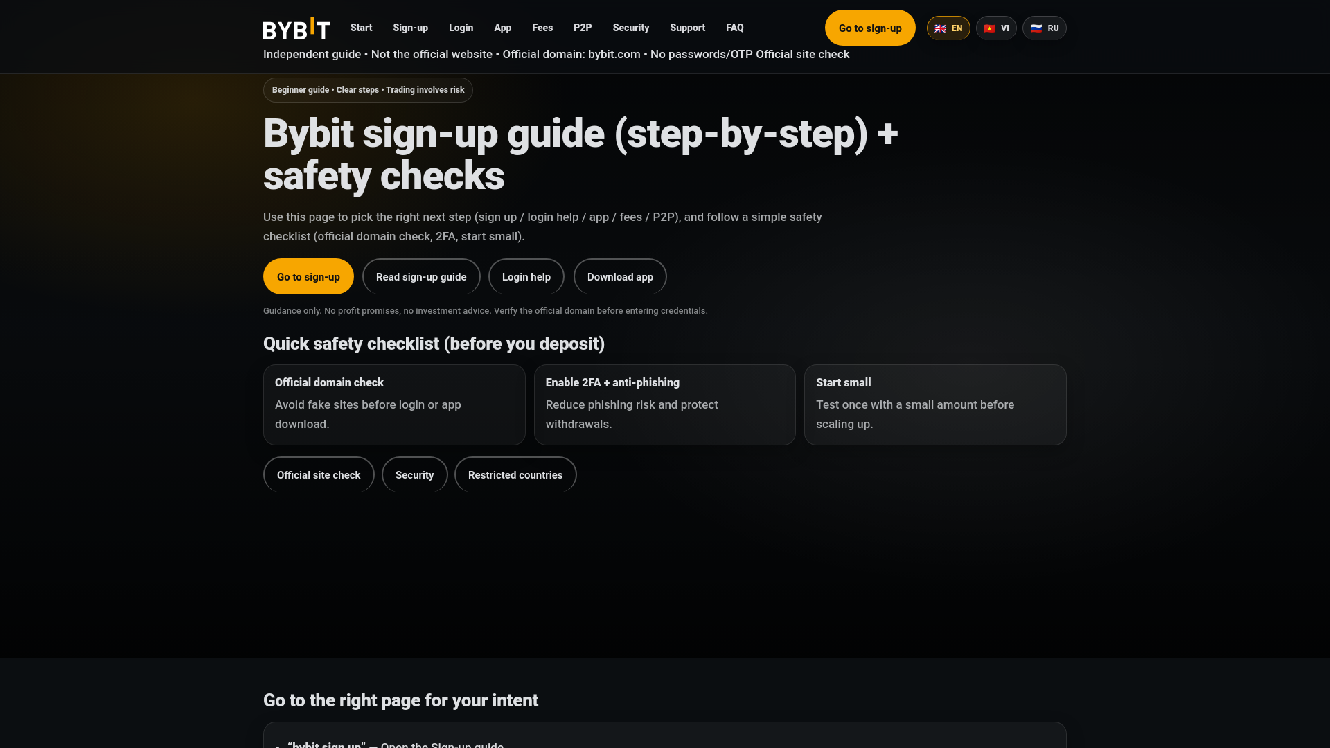 website screenshot of https://bybit.market