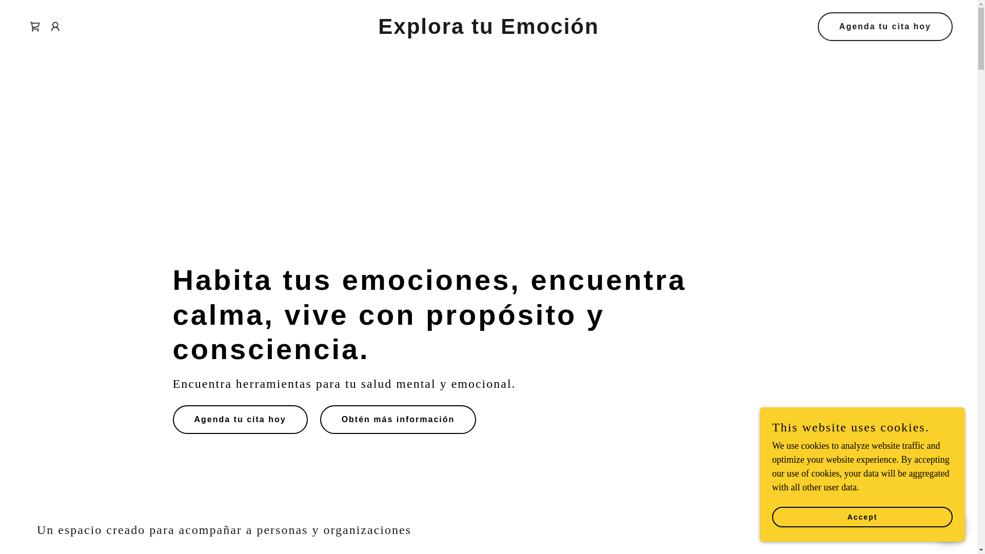 website screenshot of https://exploratuemocion.com/