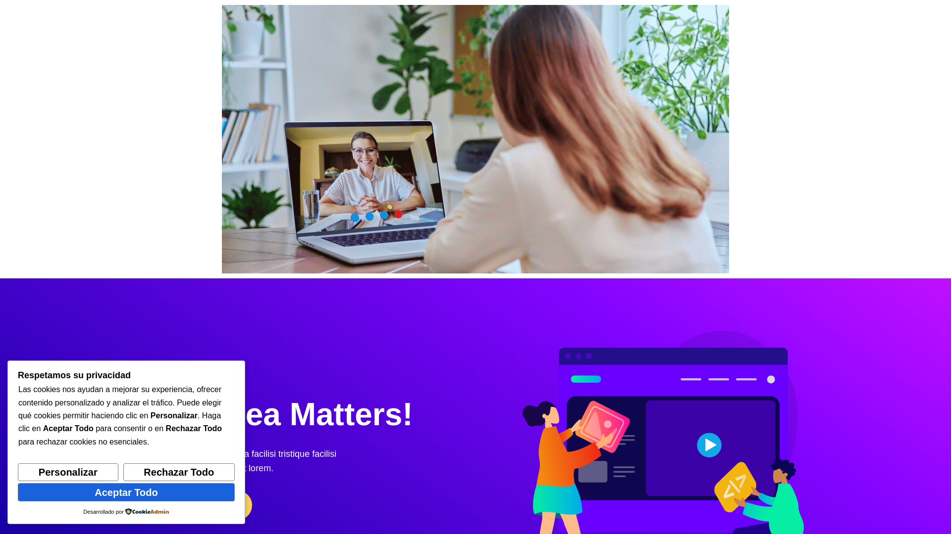 website screenshot of https://psicoterapia-online.com.ar