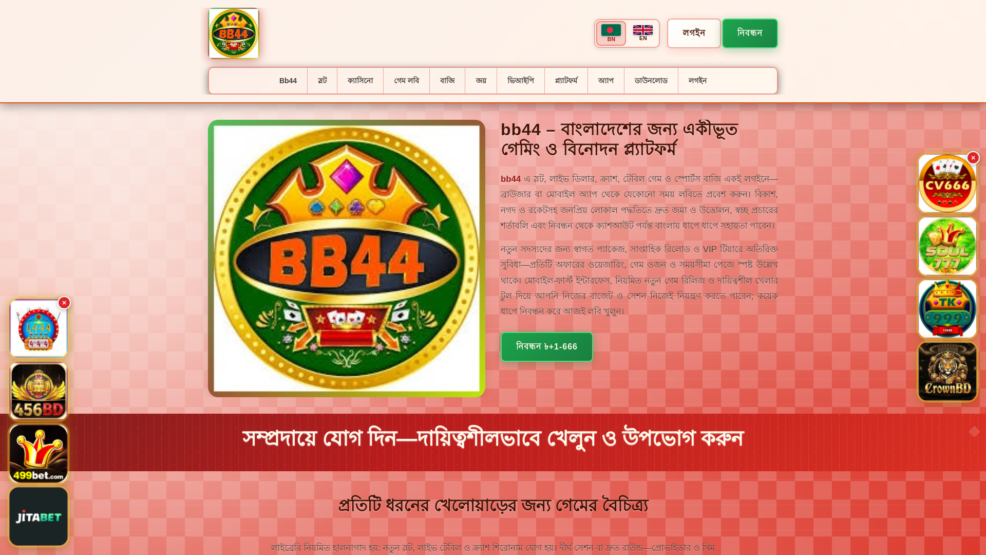 website screenshot of https://bb44saat.com/