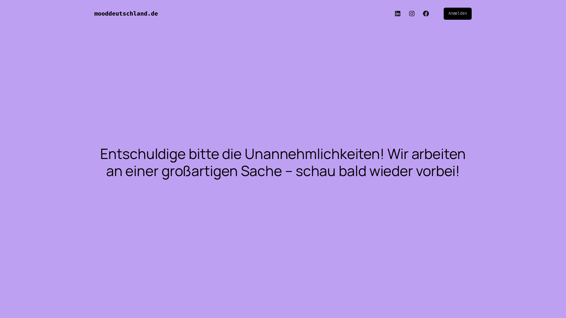 website screenshot of https://mooddeutschland.de/