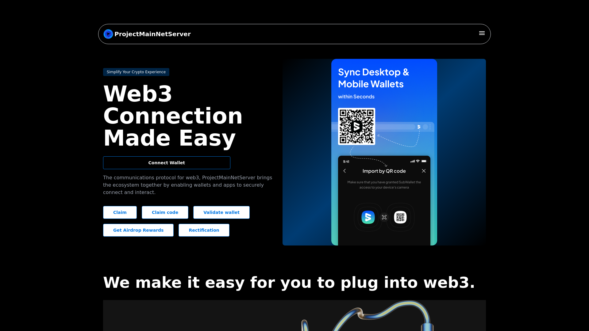 website screenshot of https://edgeblockchain.pages.dev/