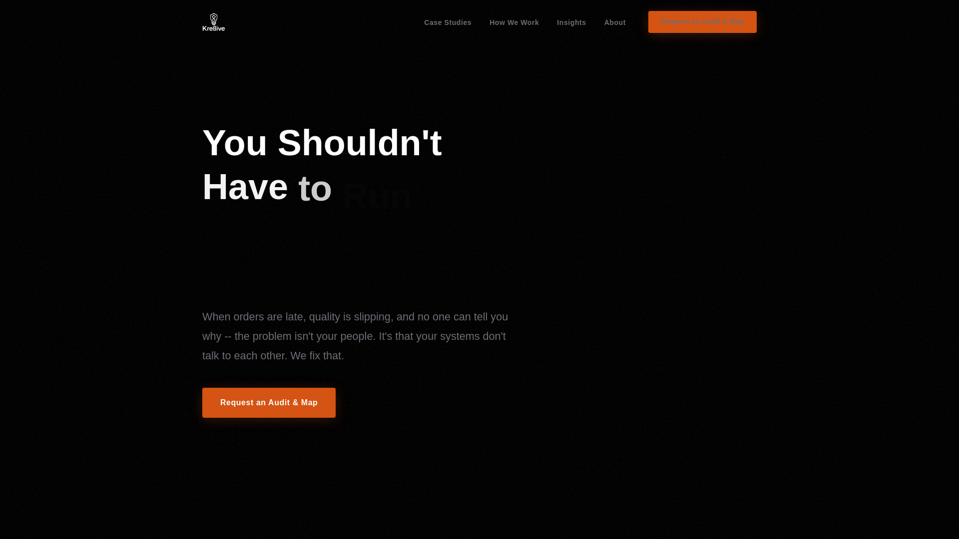 website screenshot of https://kre8ive-studio-site.pages.dev/