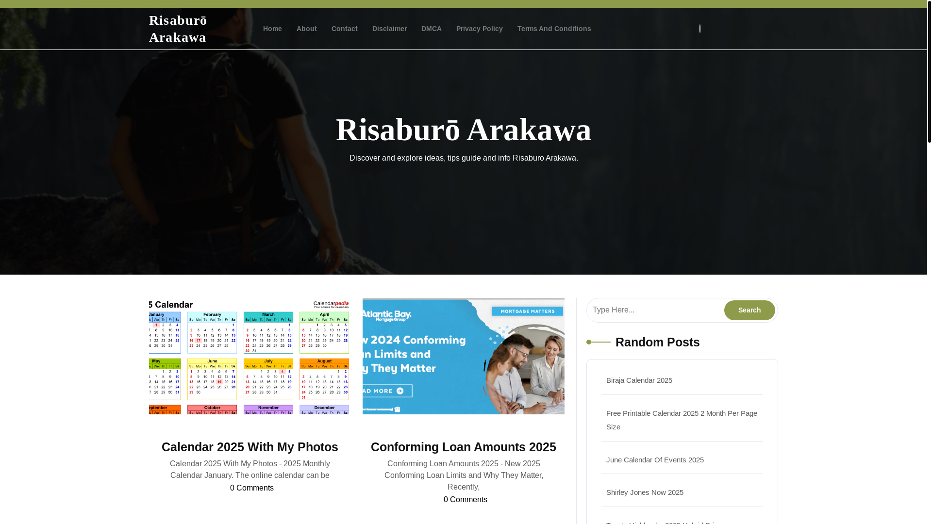 website screenshot of https://risaburoarakawa.pages.dev/