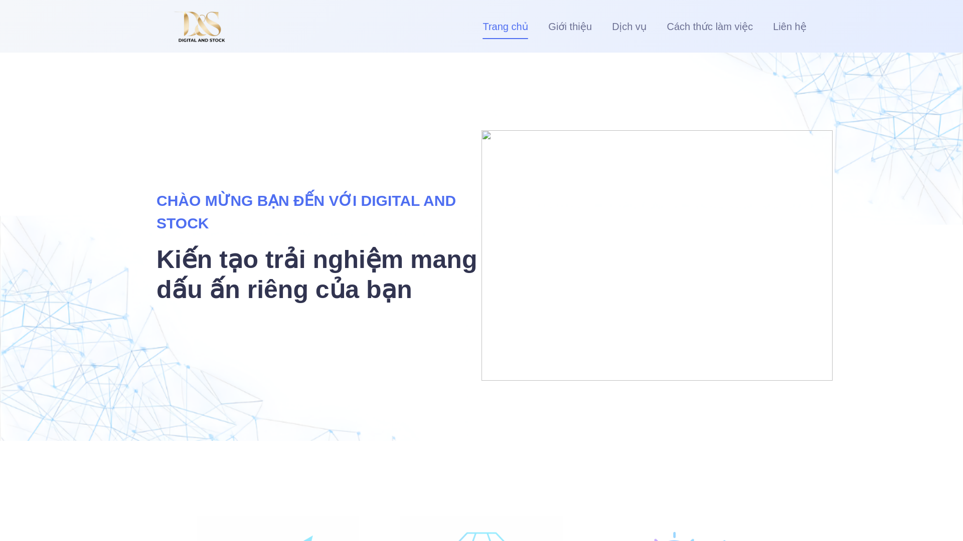 website screenshot of https://digistockcorp.com