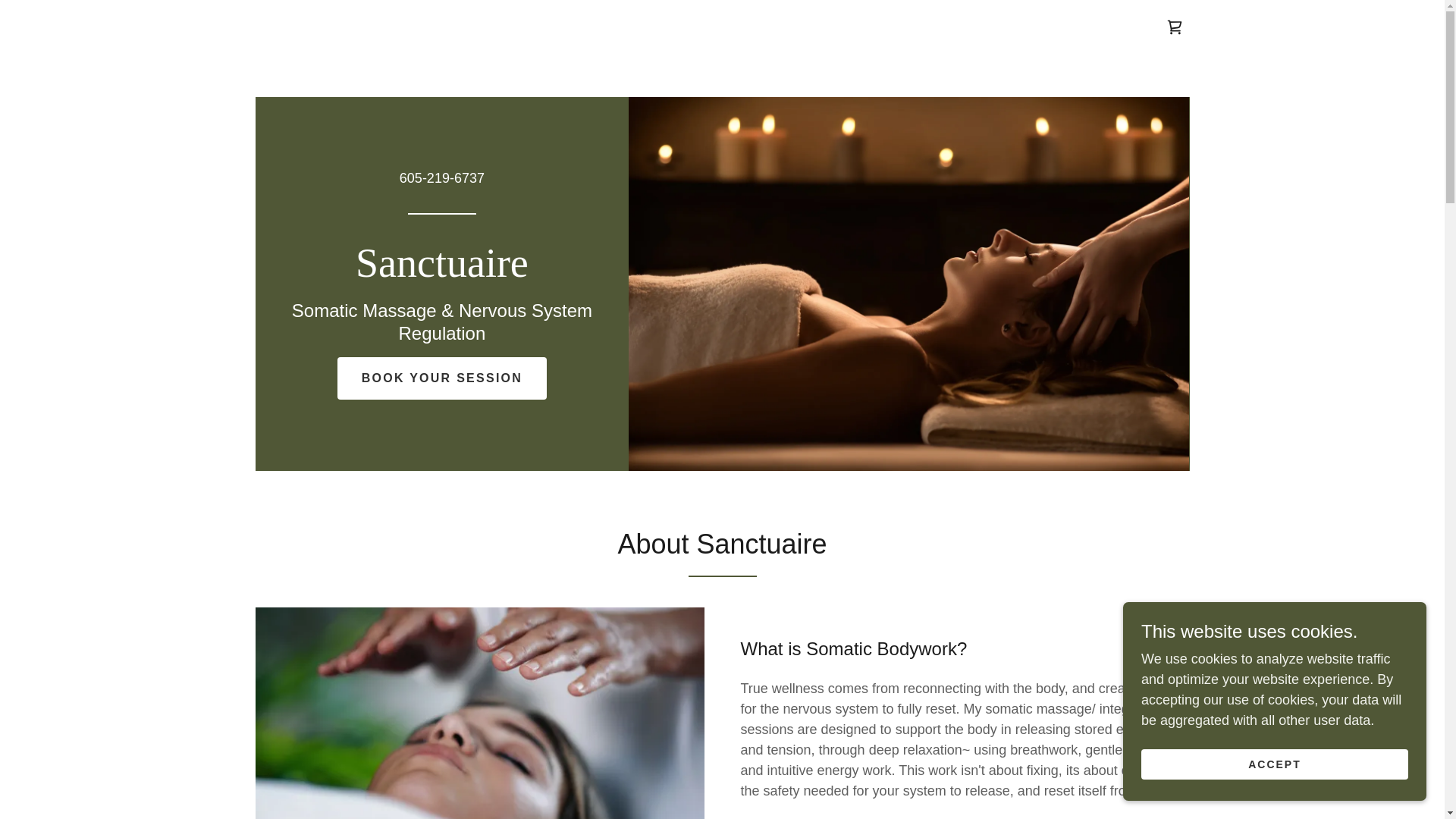 website screenshot of https://sanctuairesomatic.com/