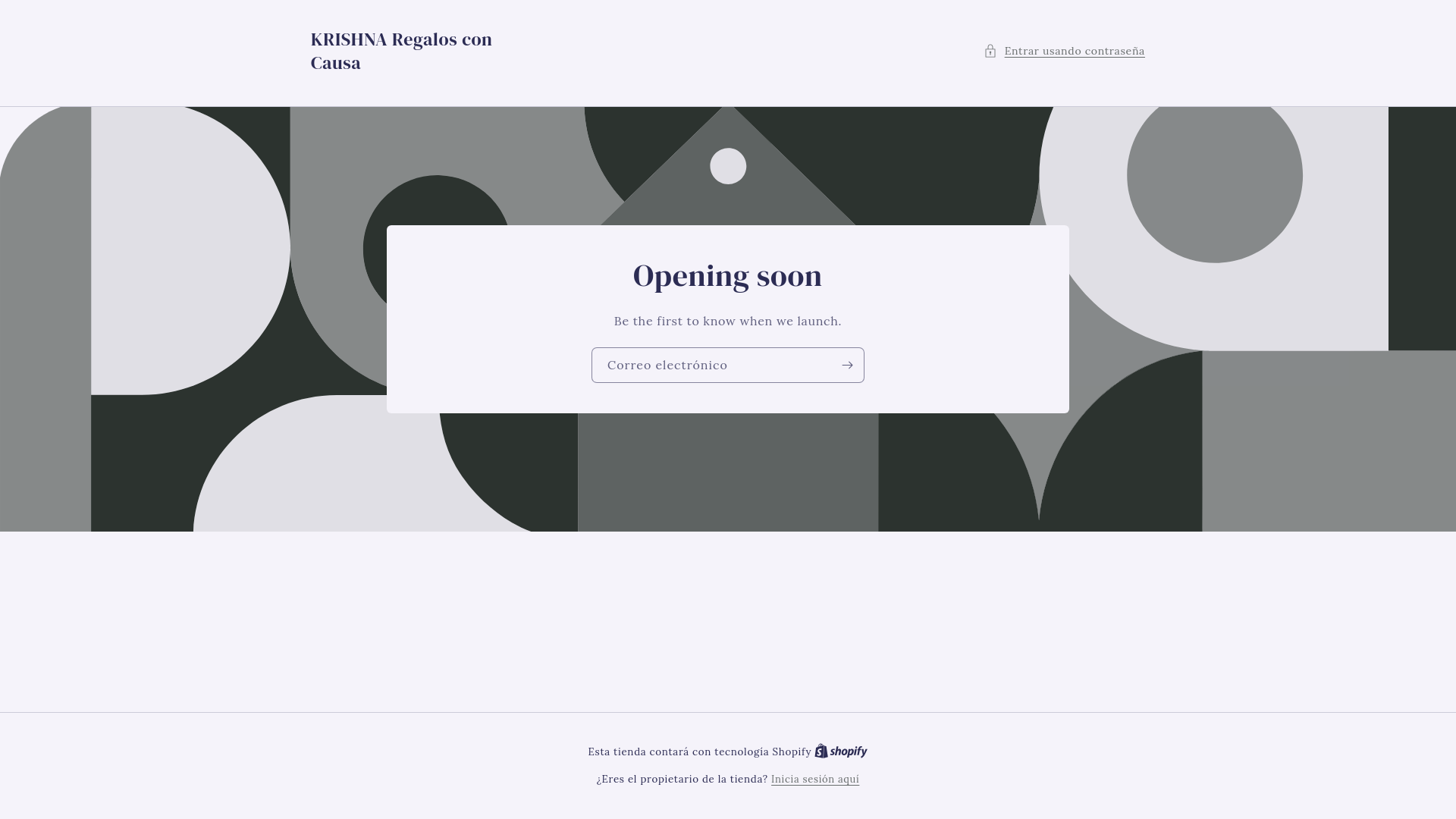 website screenshot of https://krishnagifts.store/