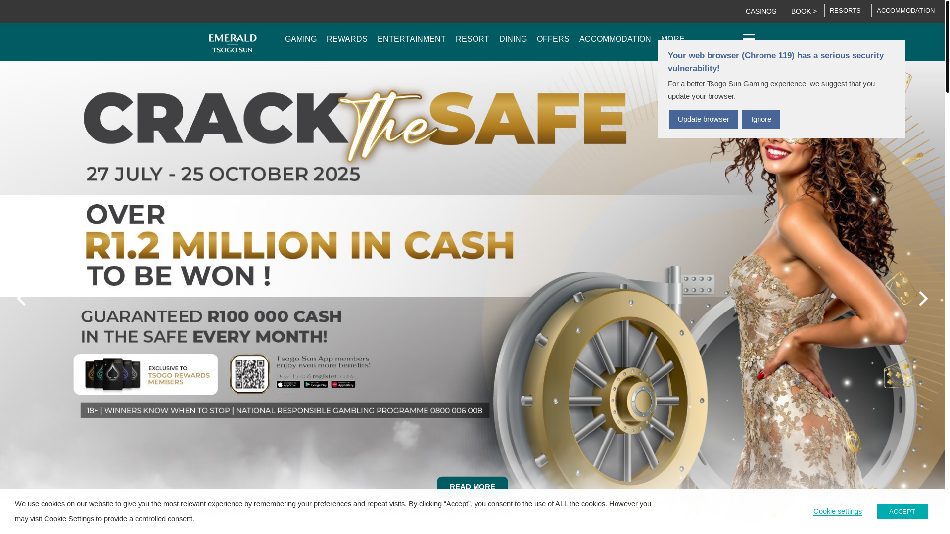website screenshot of https://senterenald.com/