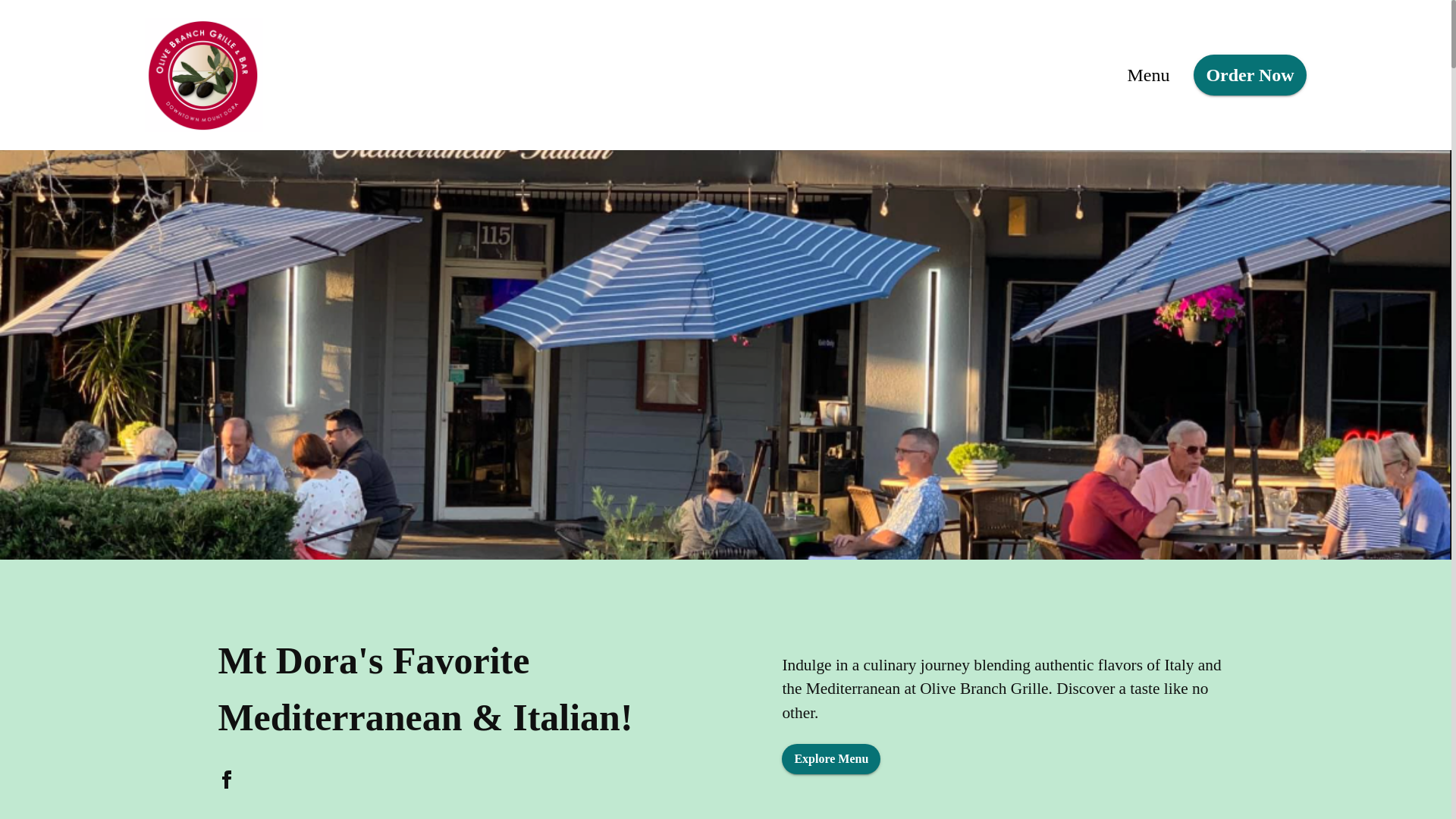 website screenshot of https://olivebranchmountdora.com/