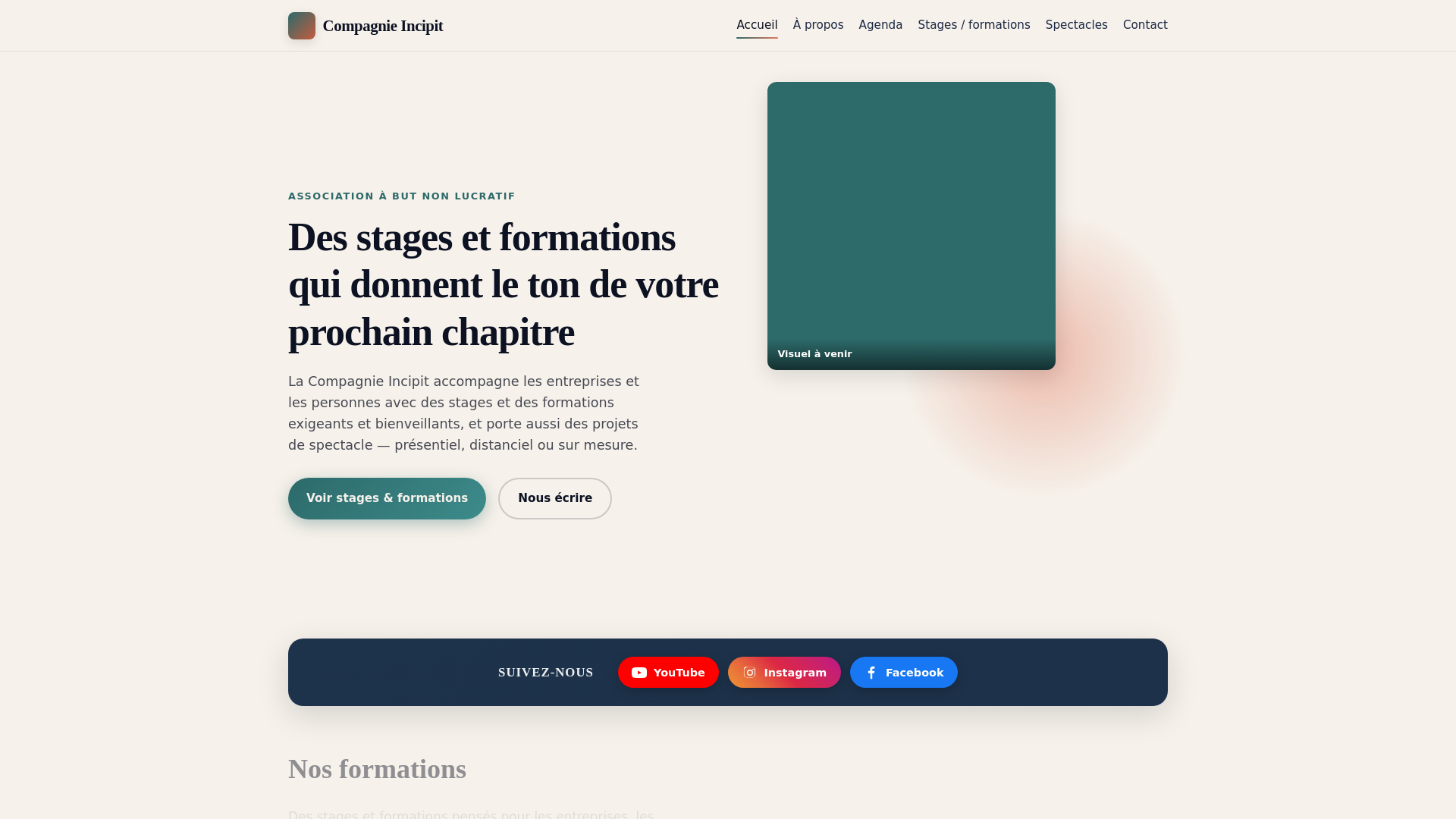 website screenshot of https://site-victoire.pages.dev/