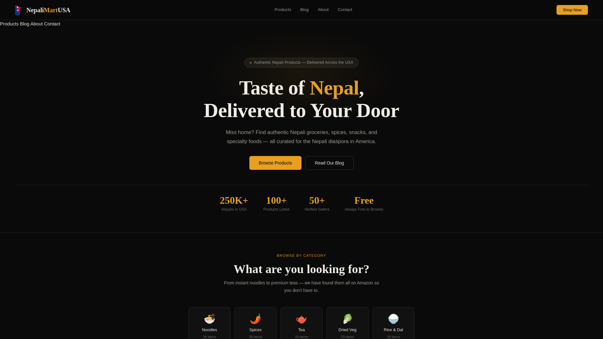 website screenshot of https://nepalimartusa.pages.dev/