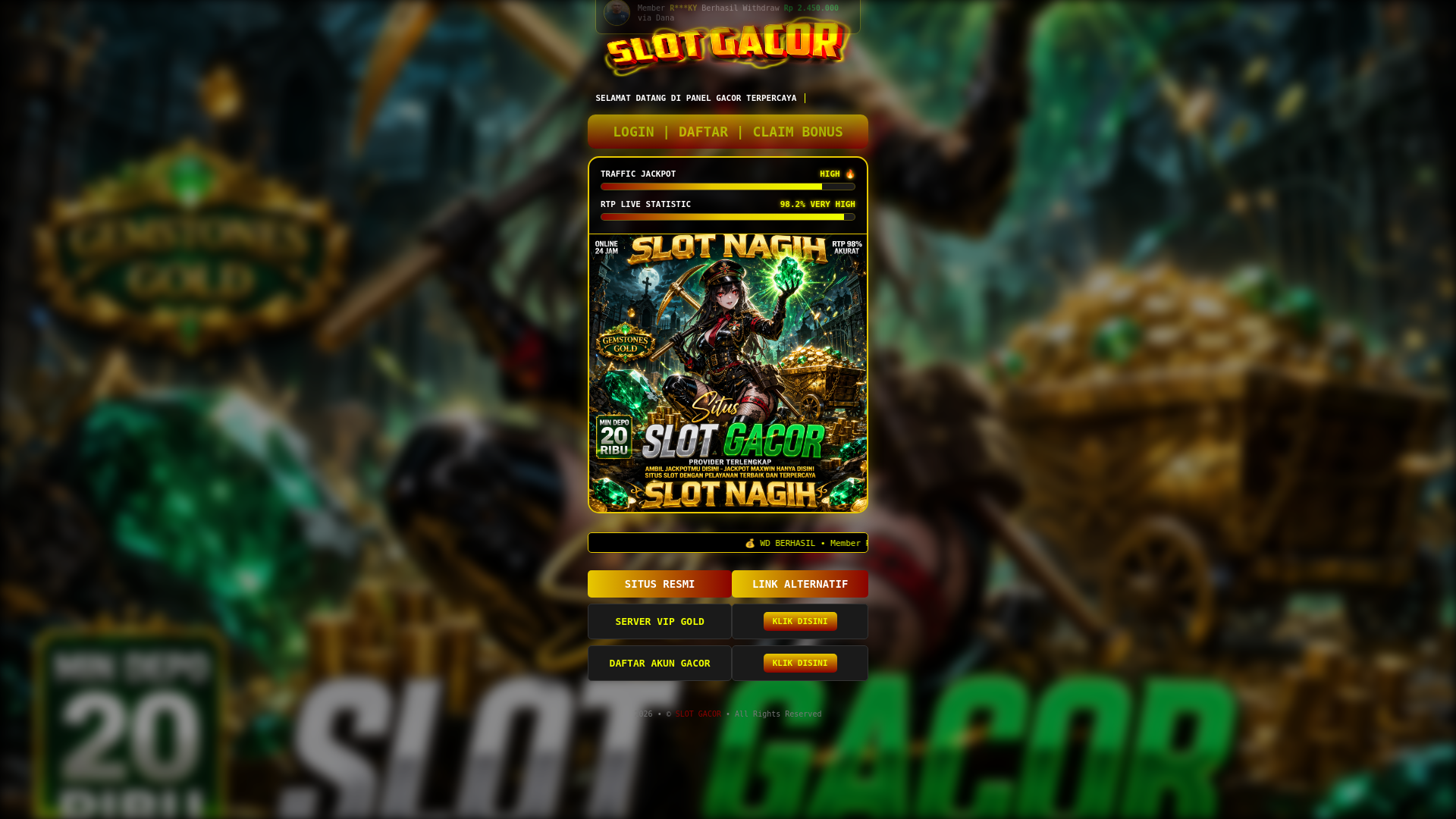 website screenshot of https://elize-amp-gacor-bosku.pages.dev/