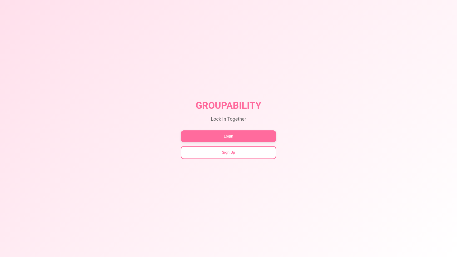website screenshot of https://groupability.app/