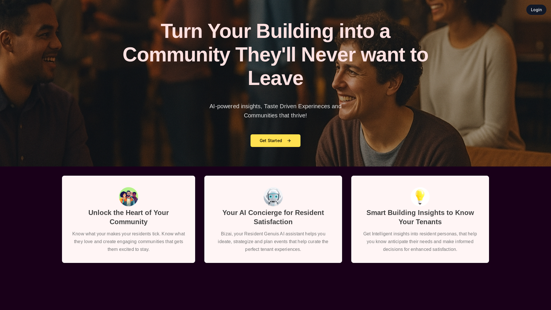 website screenshot of https://tenantpulse.ai/
