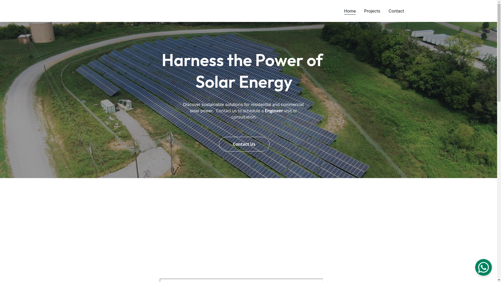 website screenshot of https://mehaksolarpower.com/