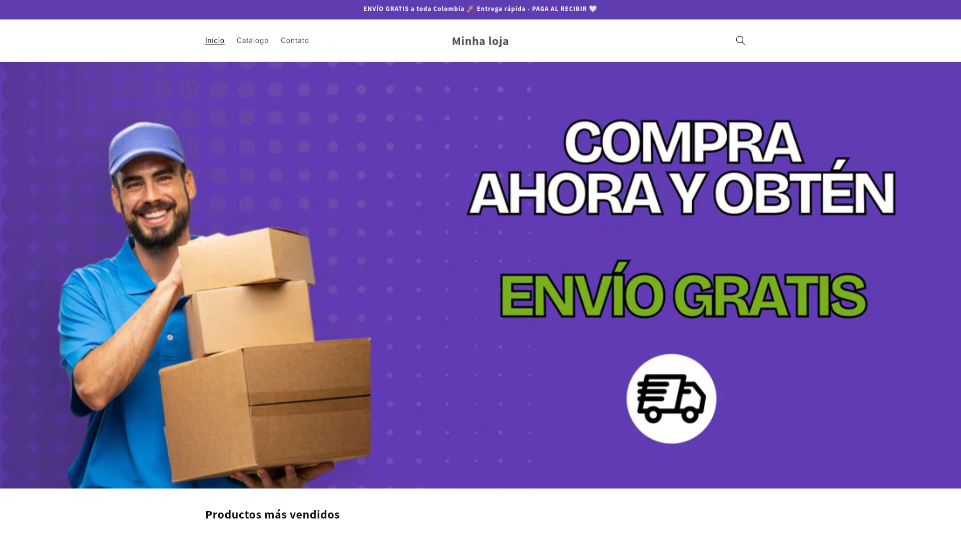 website screenshot of https://shopclicktotal.com/